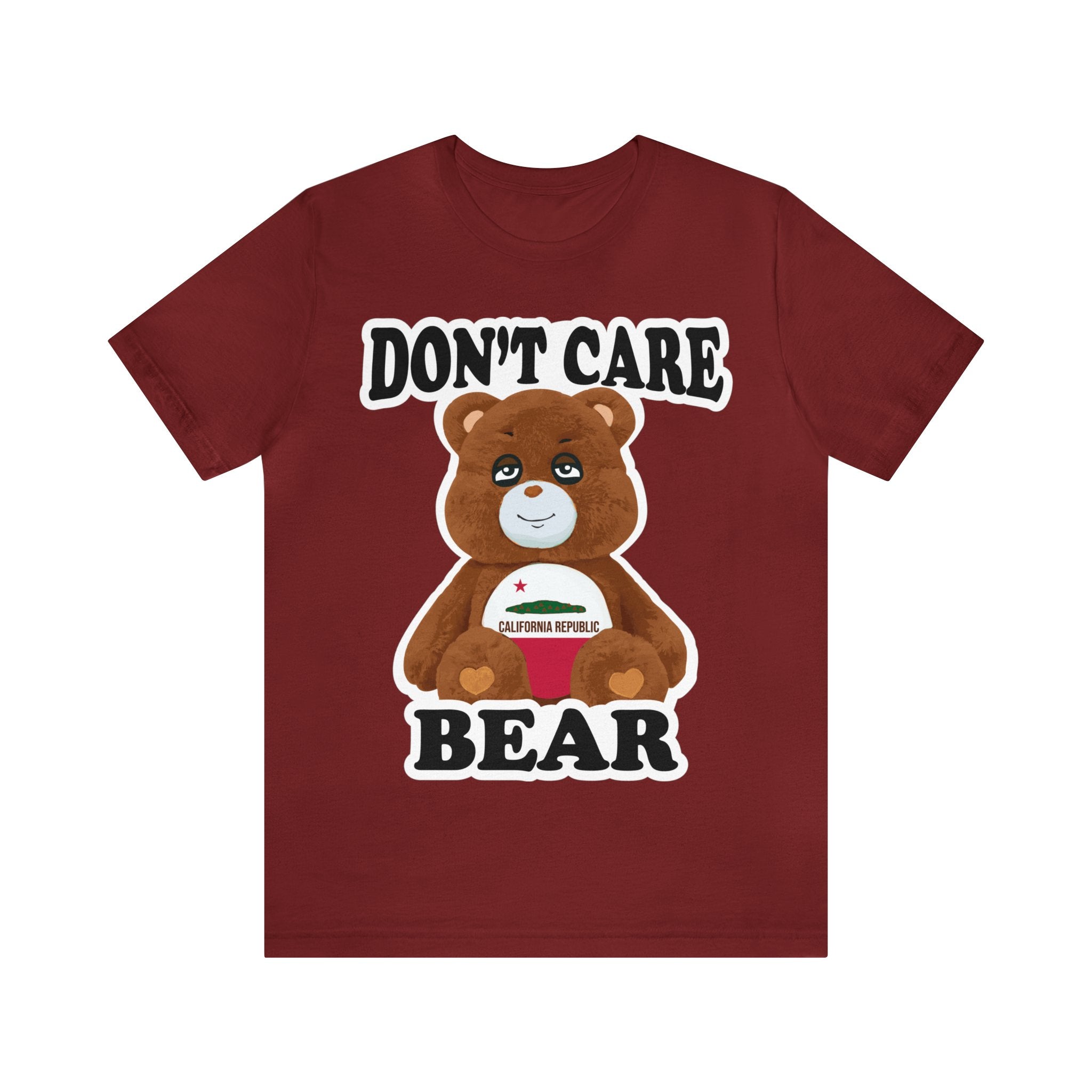Don't Care Bear (CA) - White Outline