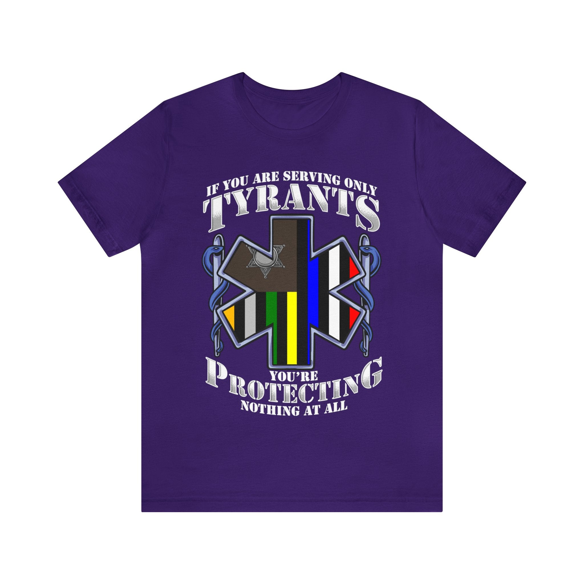 Thin EMS Line Tee - Tyrants/Protecting