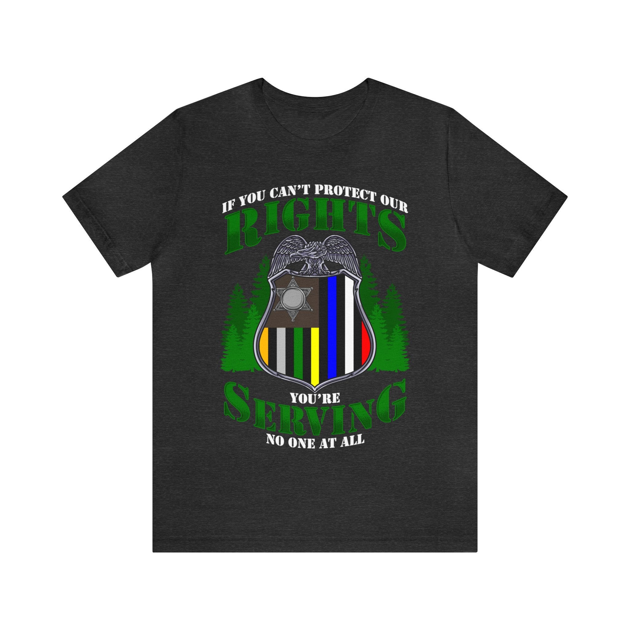 Thin Federal Line Tee - Rights/Serving