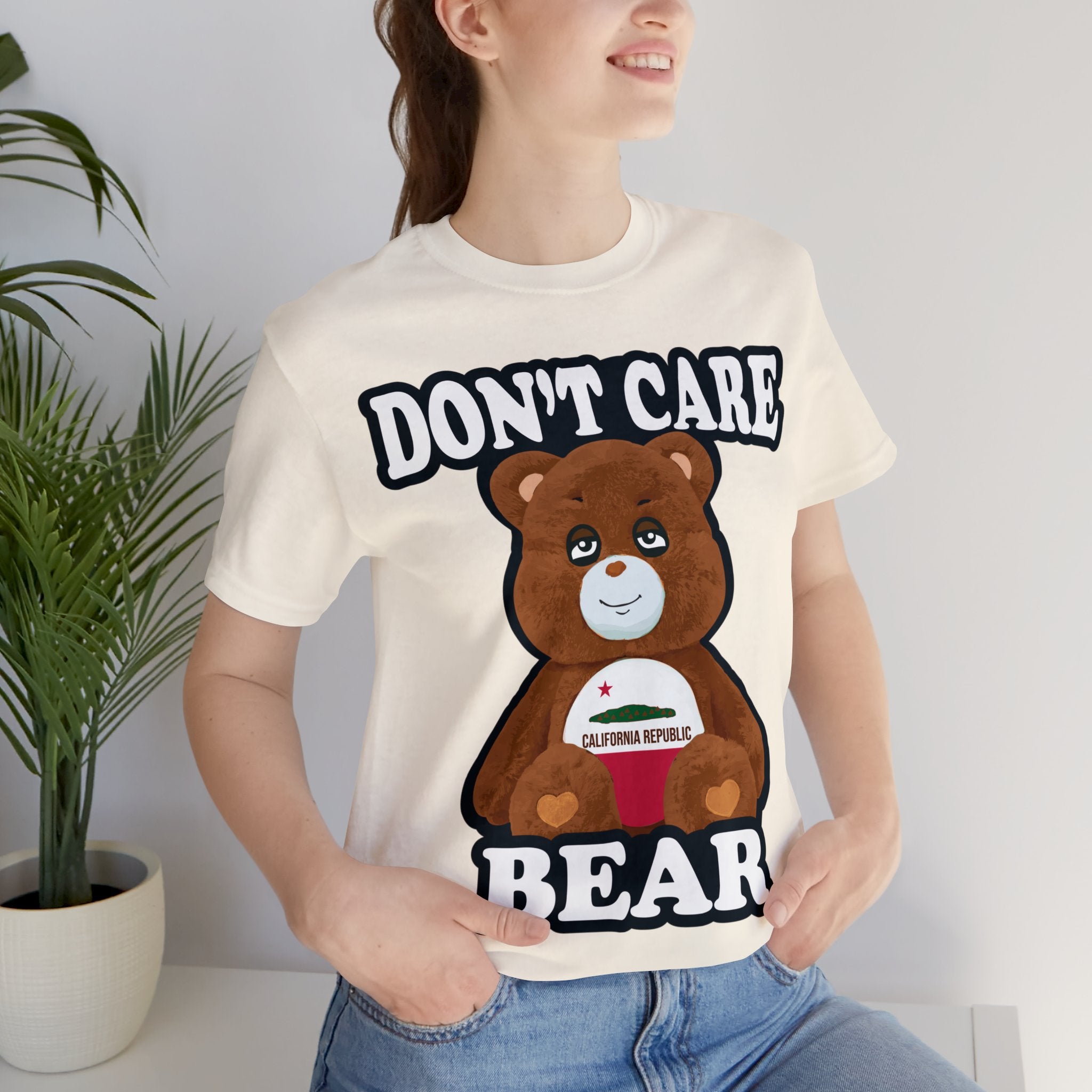 Don't Care Bear (CA) - Black Outline