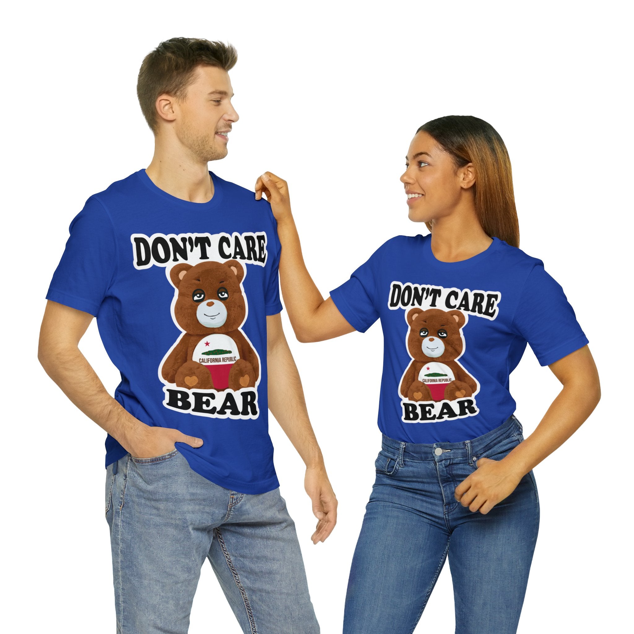 Don't Care Bear (CA) - White Outline