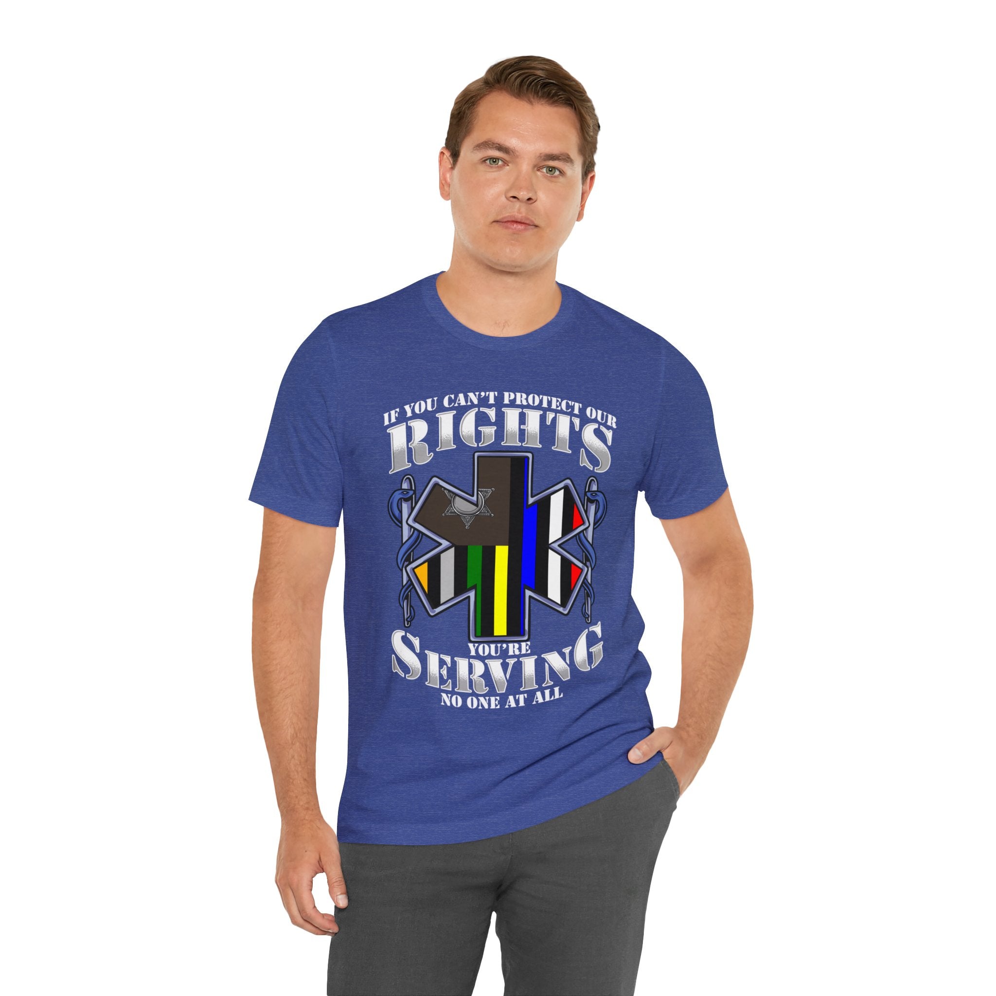 Thin EMS Line Tee - Rights/Serving