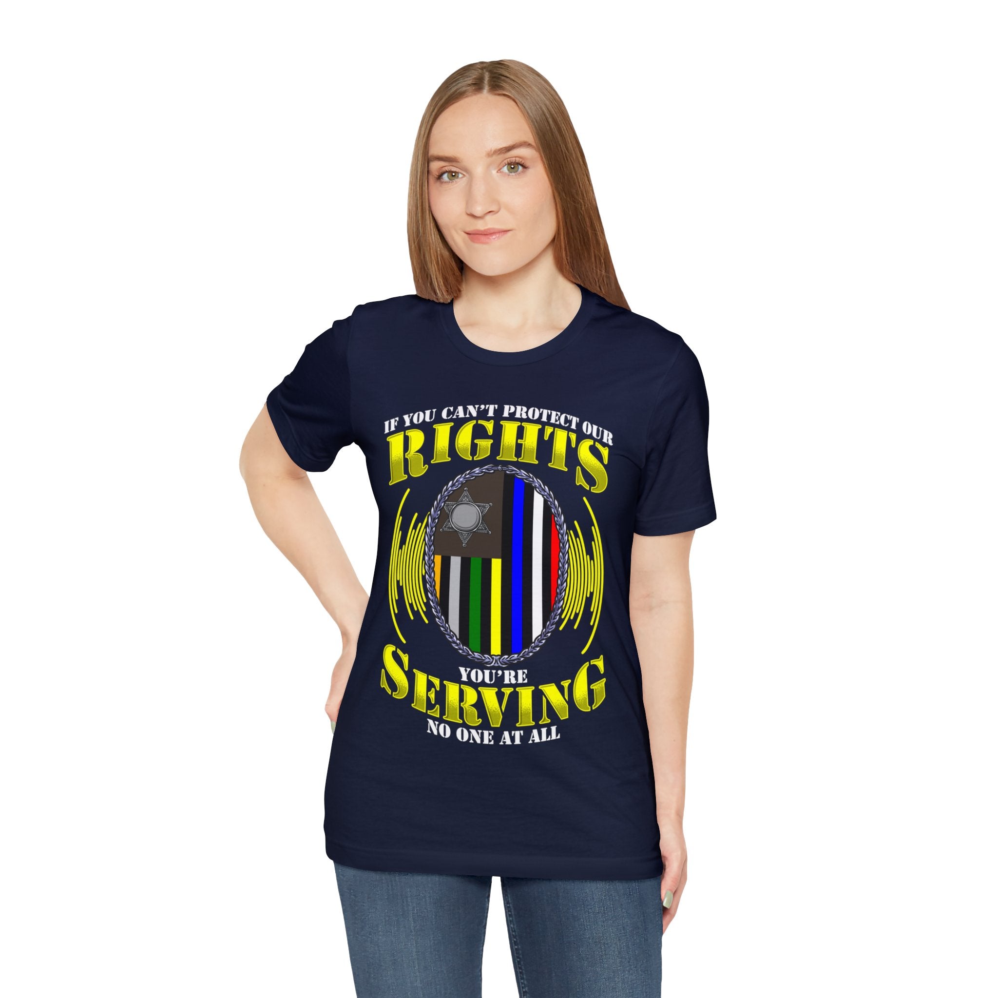 Thin Communications Line Tee - Rights/Serving