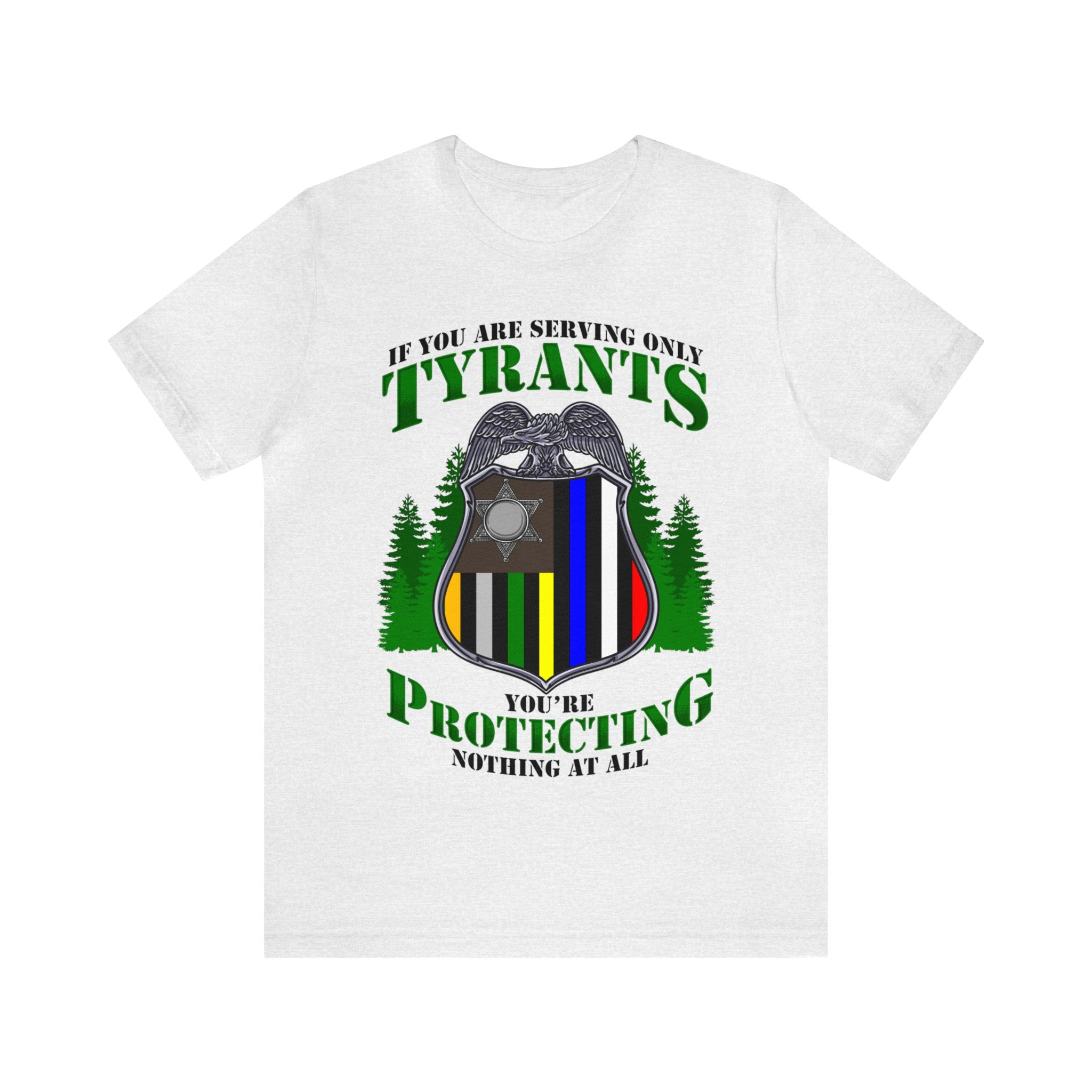 Thin Federal Line Tee - Tyrants/Protecting
