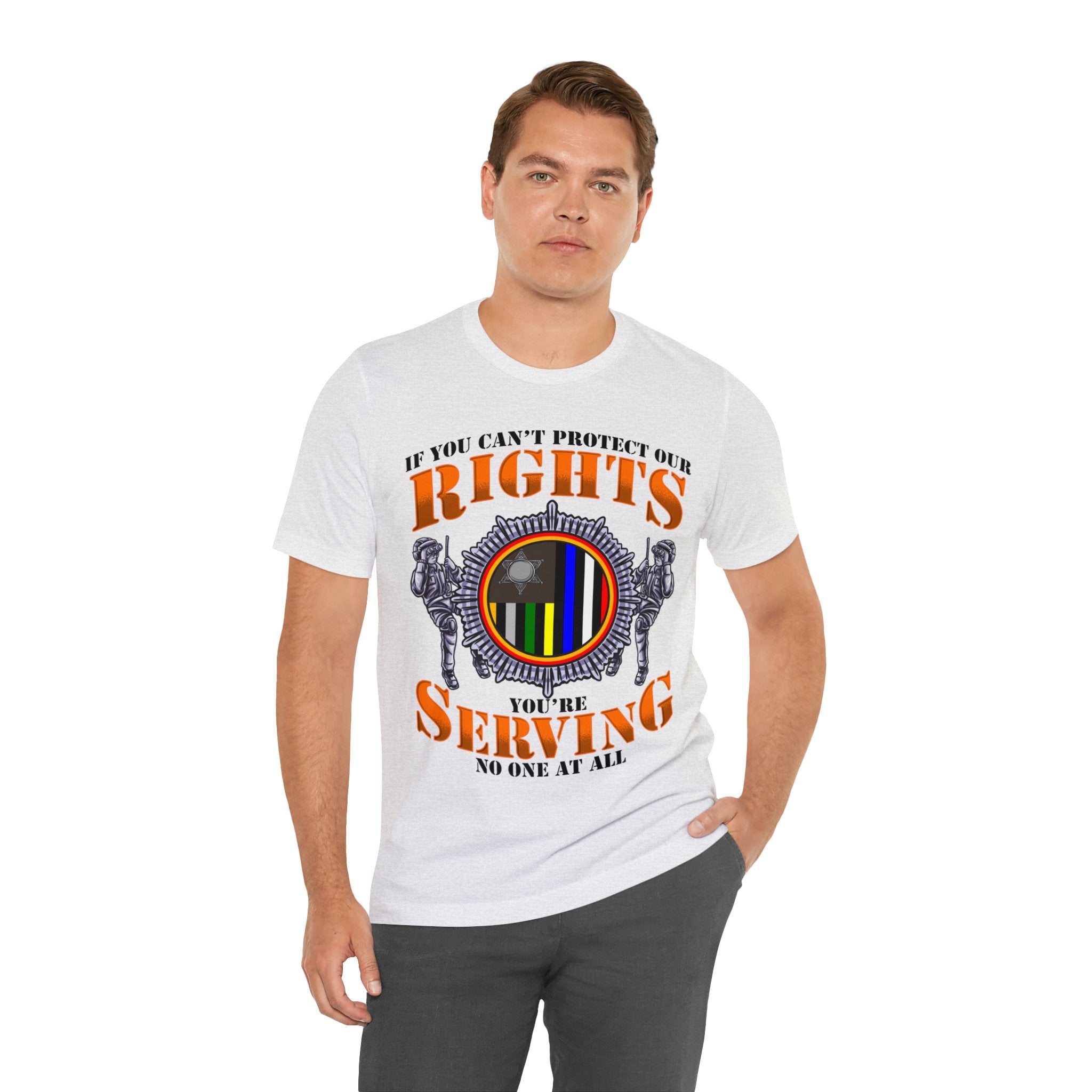 Thin Search & Rescue Line Tee - Rights/Serving