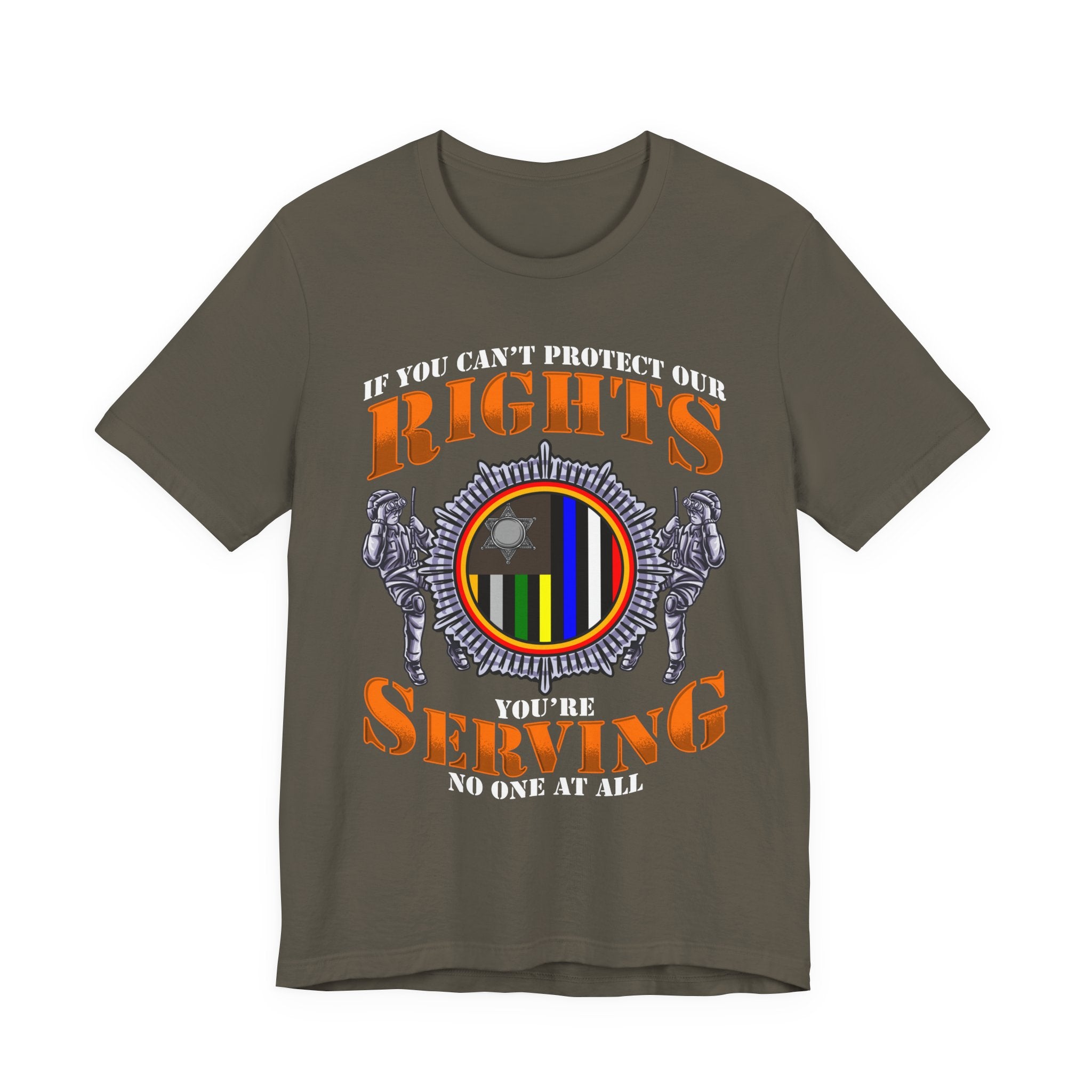 Thin Search & Rescue Line Tee - Rights/Serving
