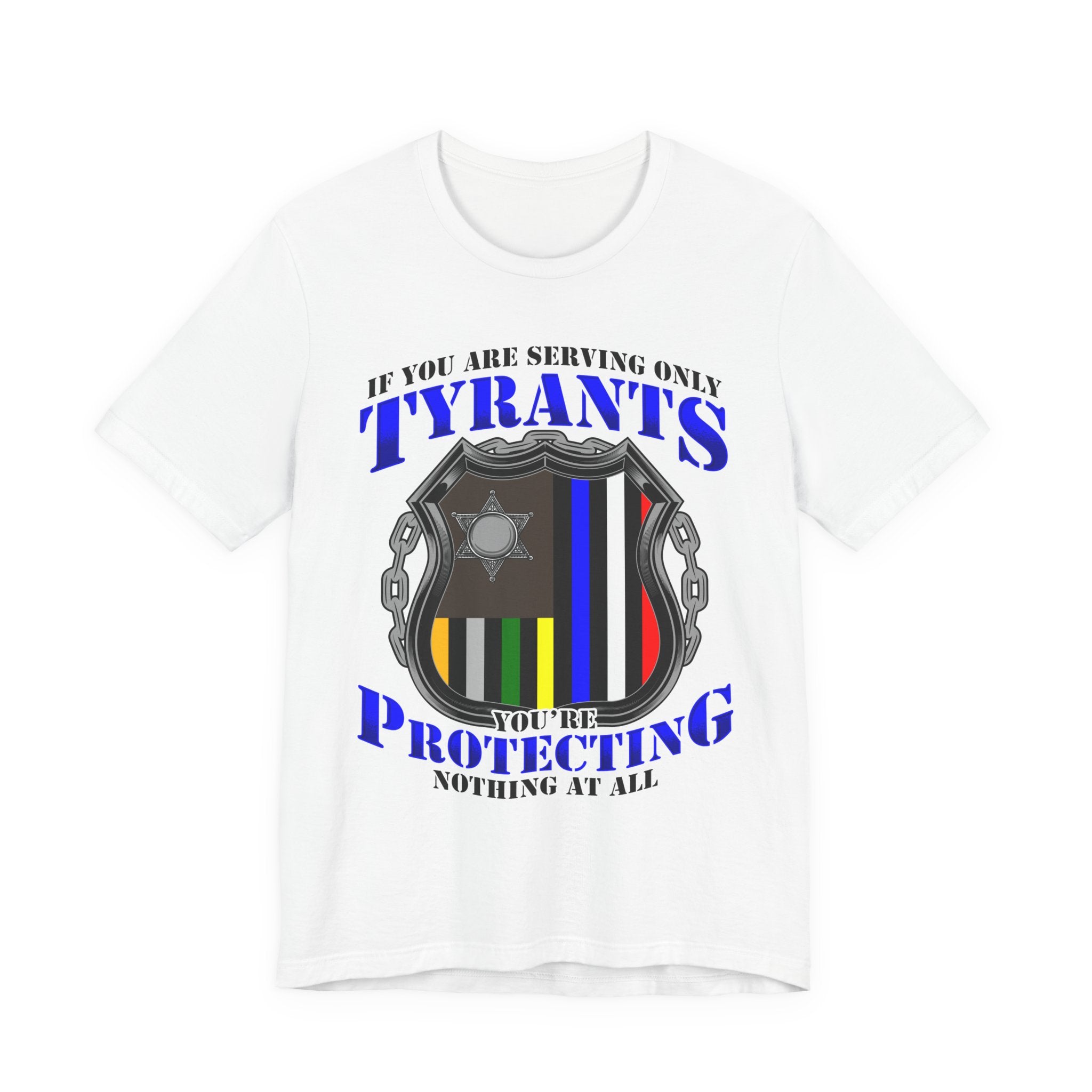 Thin Police Line Tee - Tyrants/Protecting