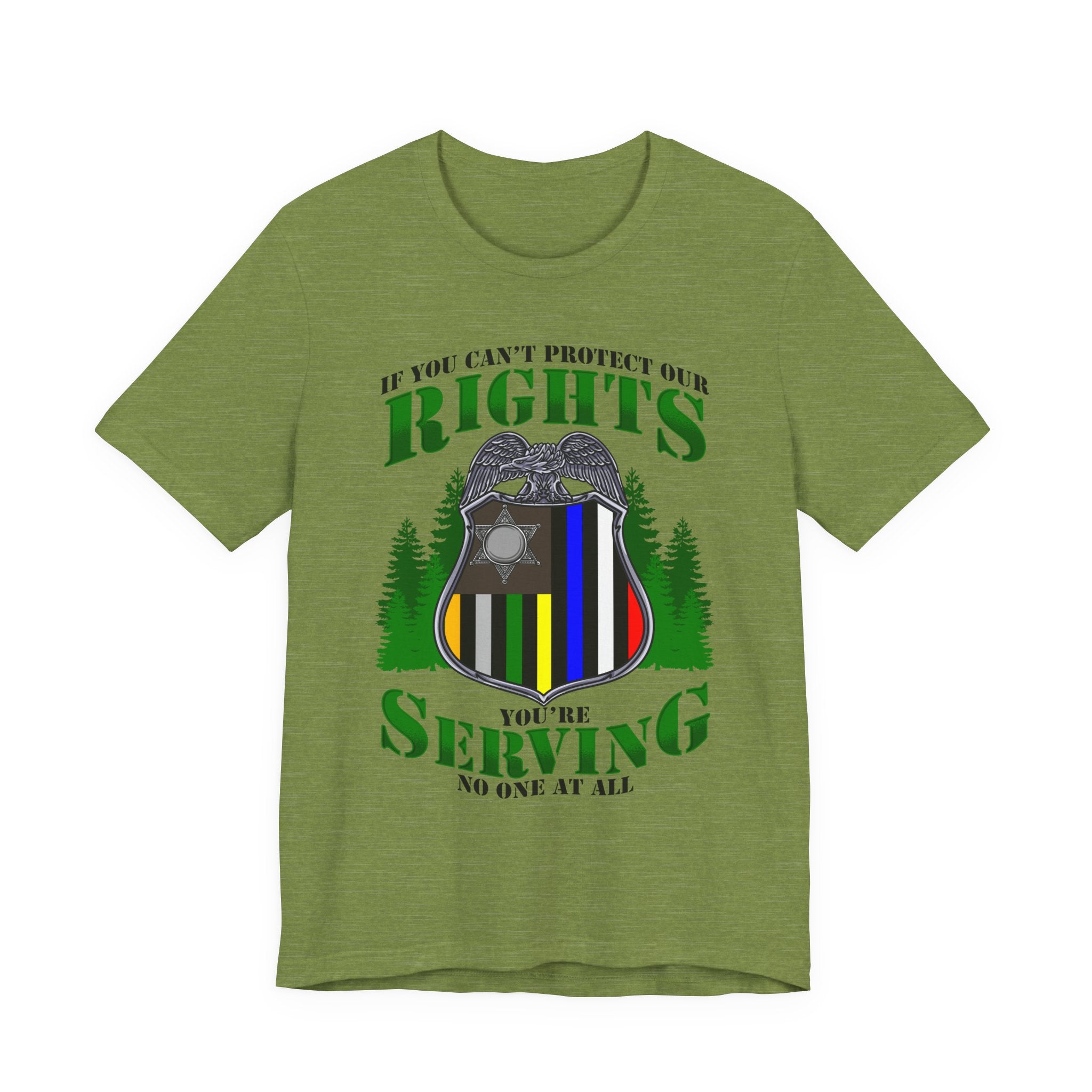 Thin Federal Line Tee - Rights/Serving