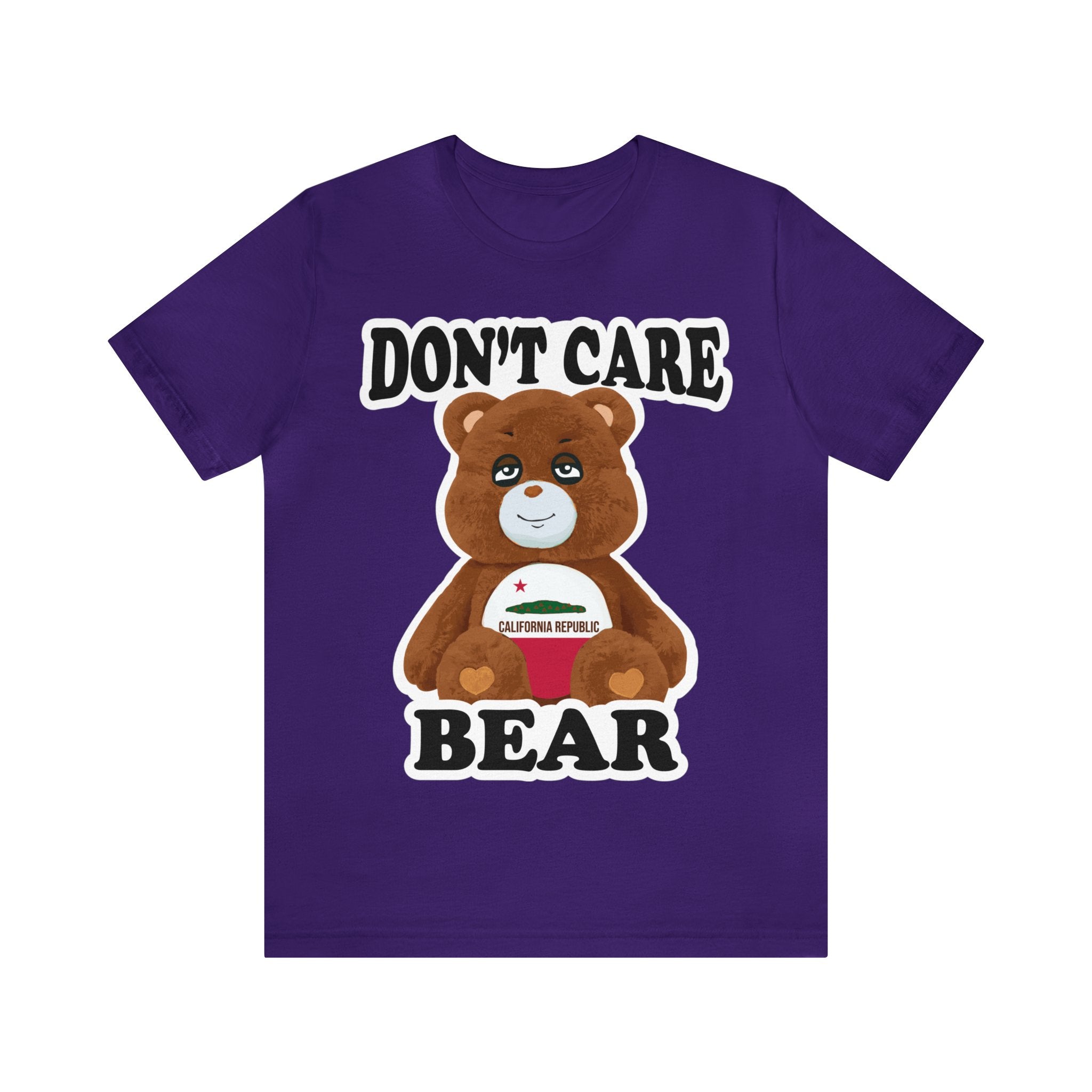 Don't Care Bear (CA) - White Outline