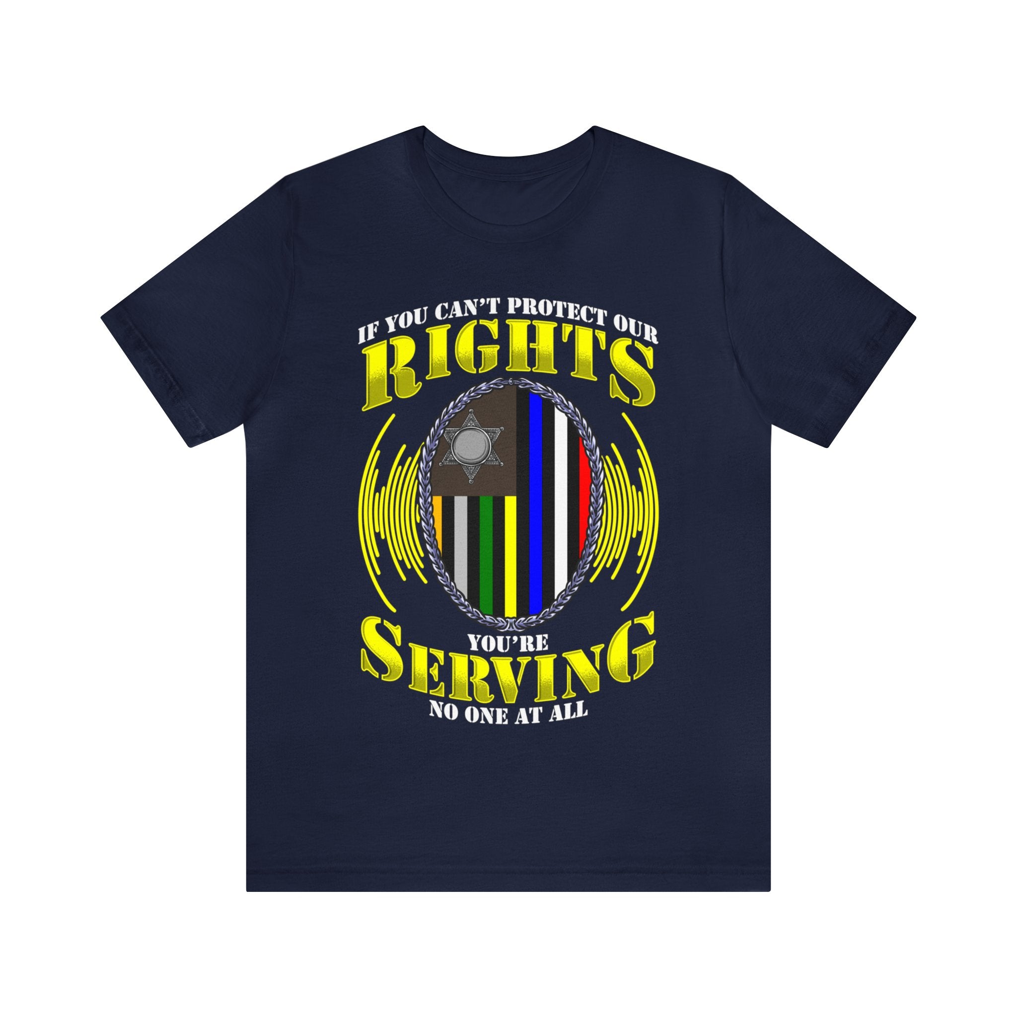 Thin Communications Line Tee - Rights/Serving