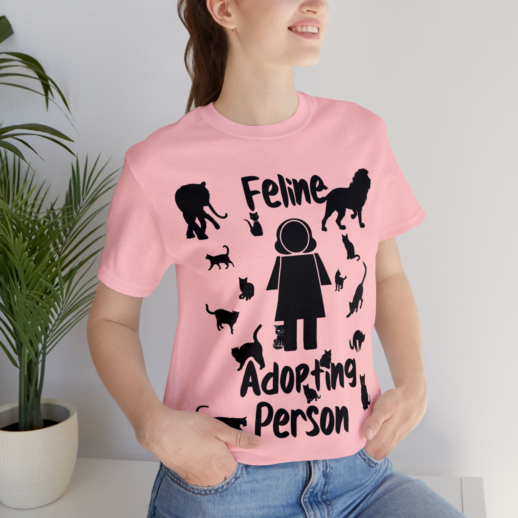 Feline Adopting Person