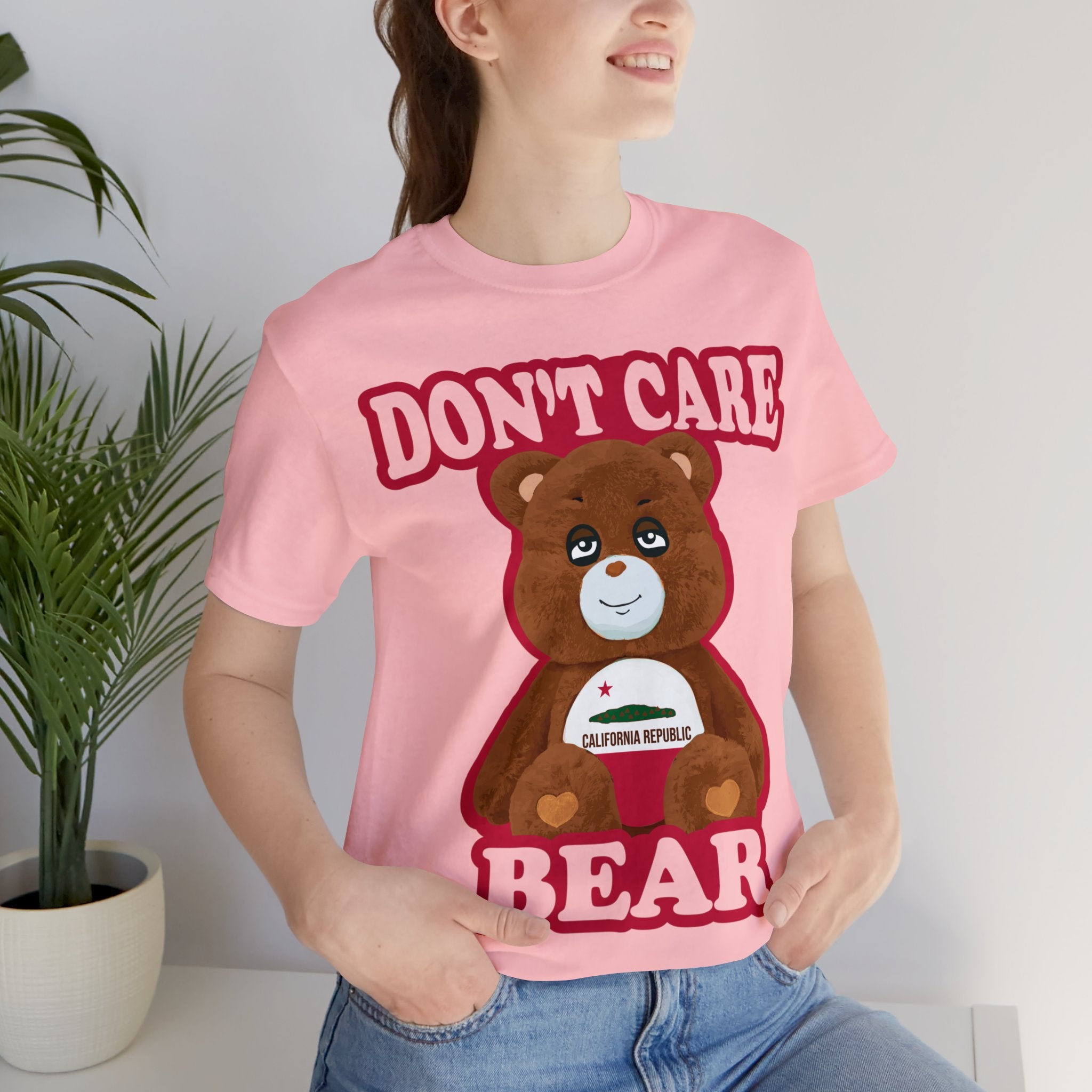 Don't Care Bear (CA) - Red Outline