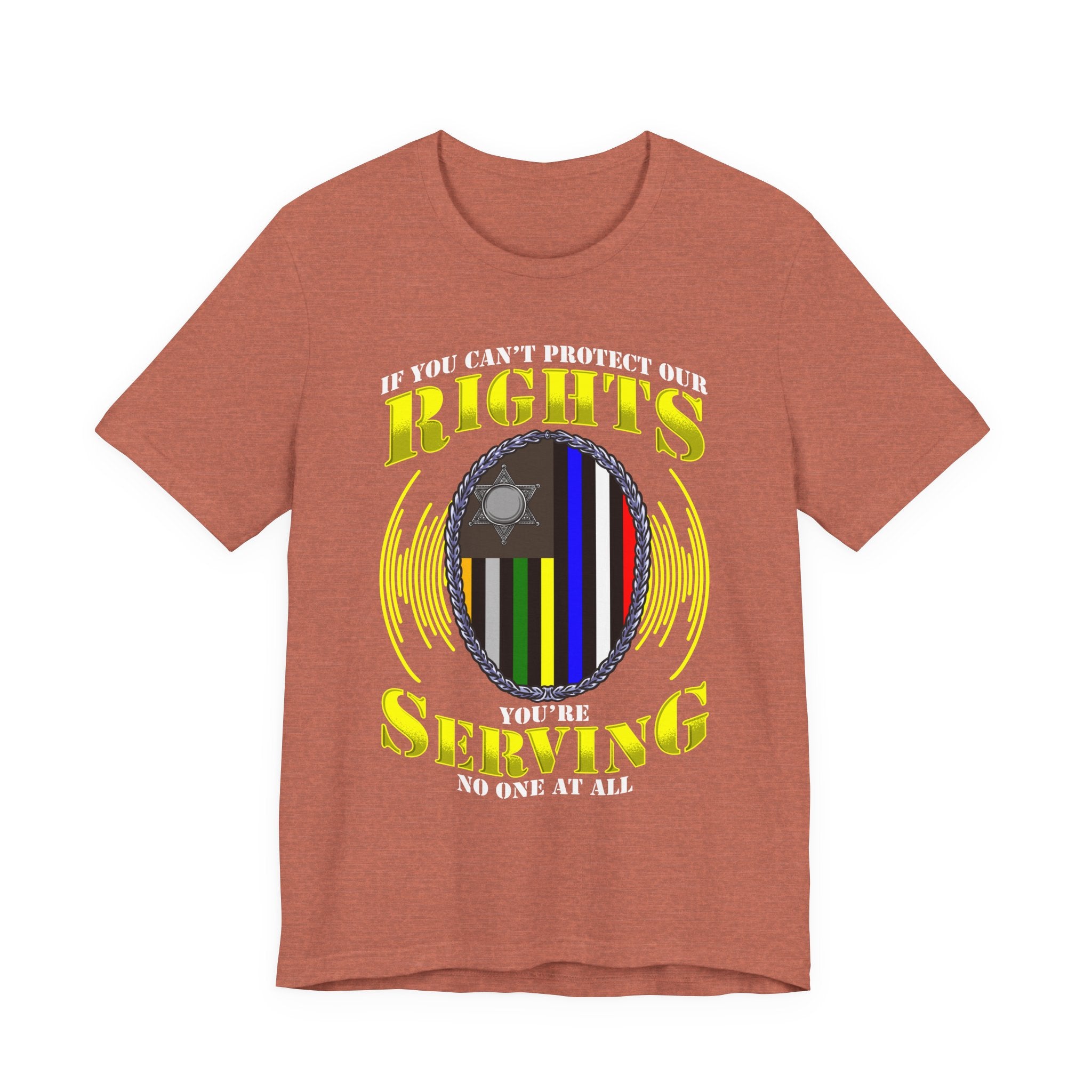 Thin Communications Line Tee - Rights/Serving