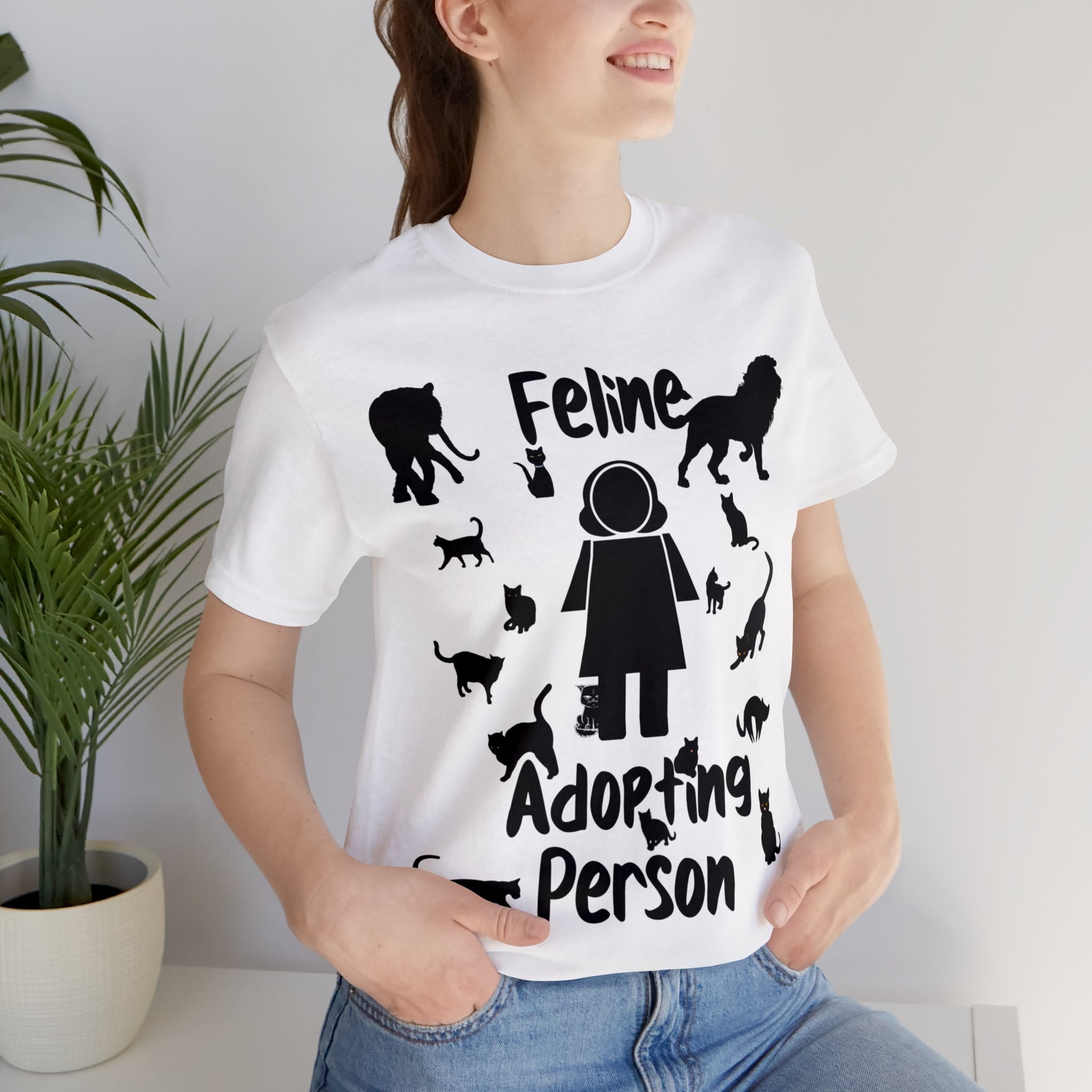 Feline Adopting Person