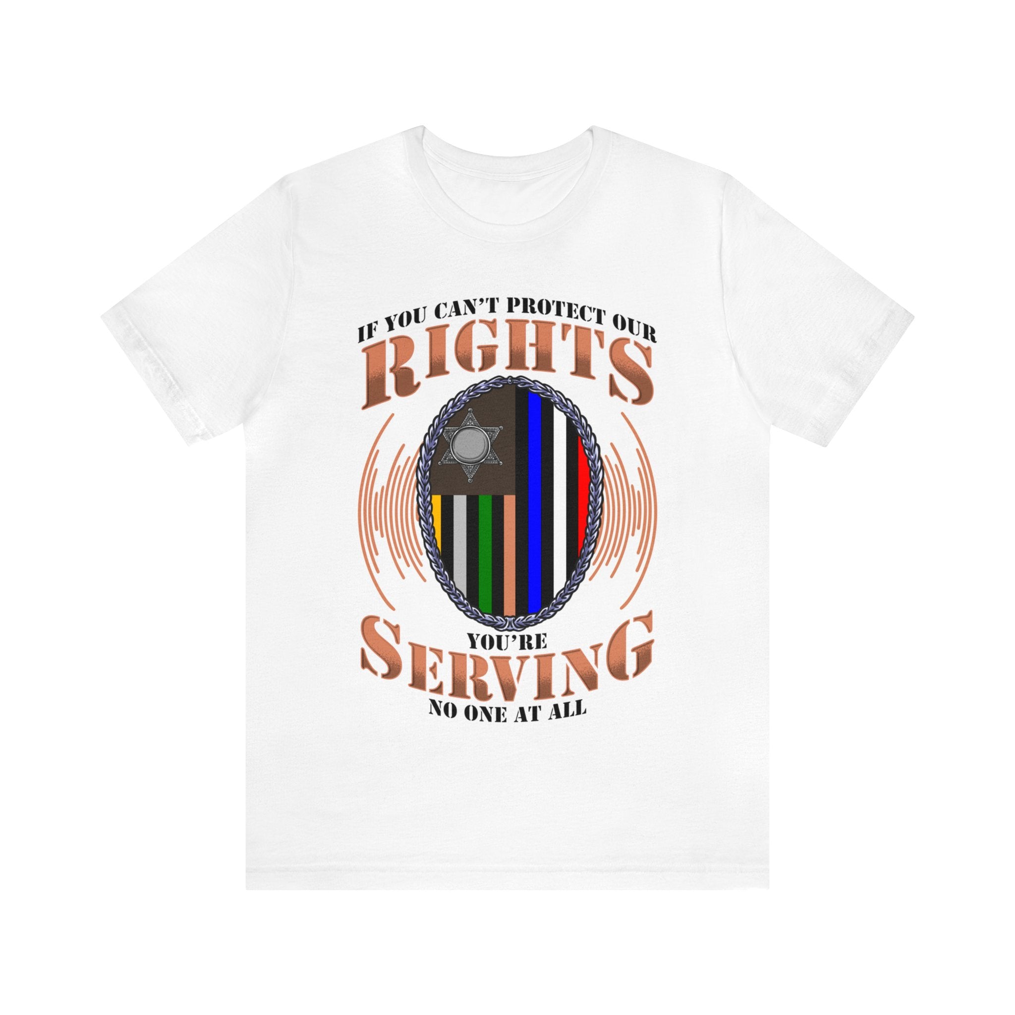 Thin Communications Line Tee - Rights/Serving