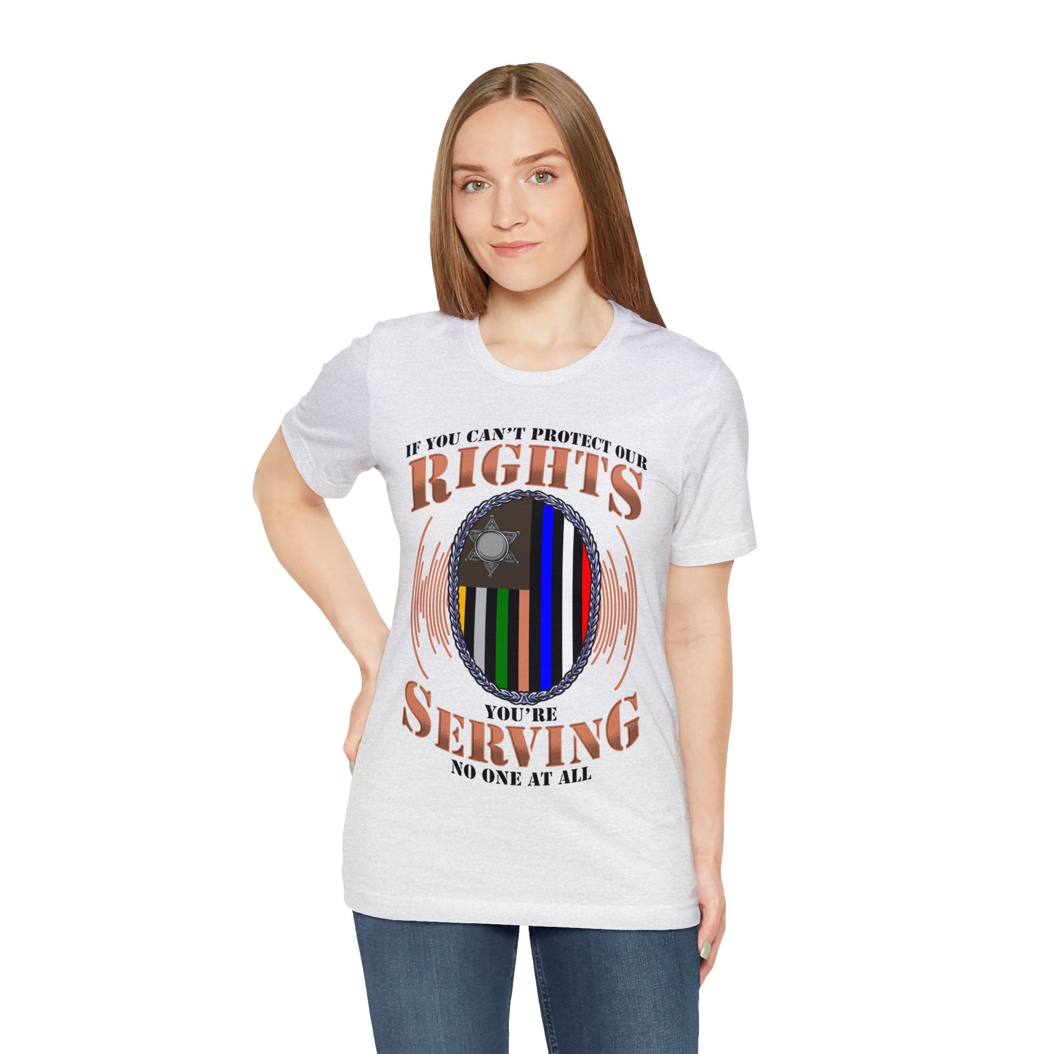 Thin Communications Line Tee - Rights/Serving