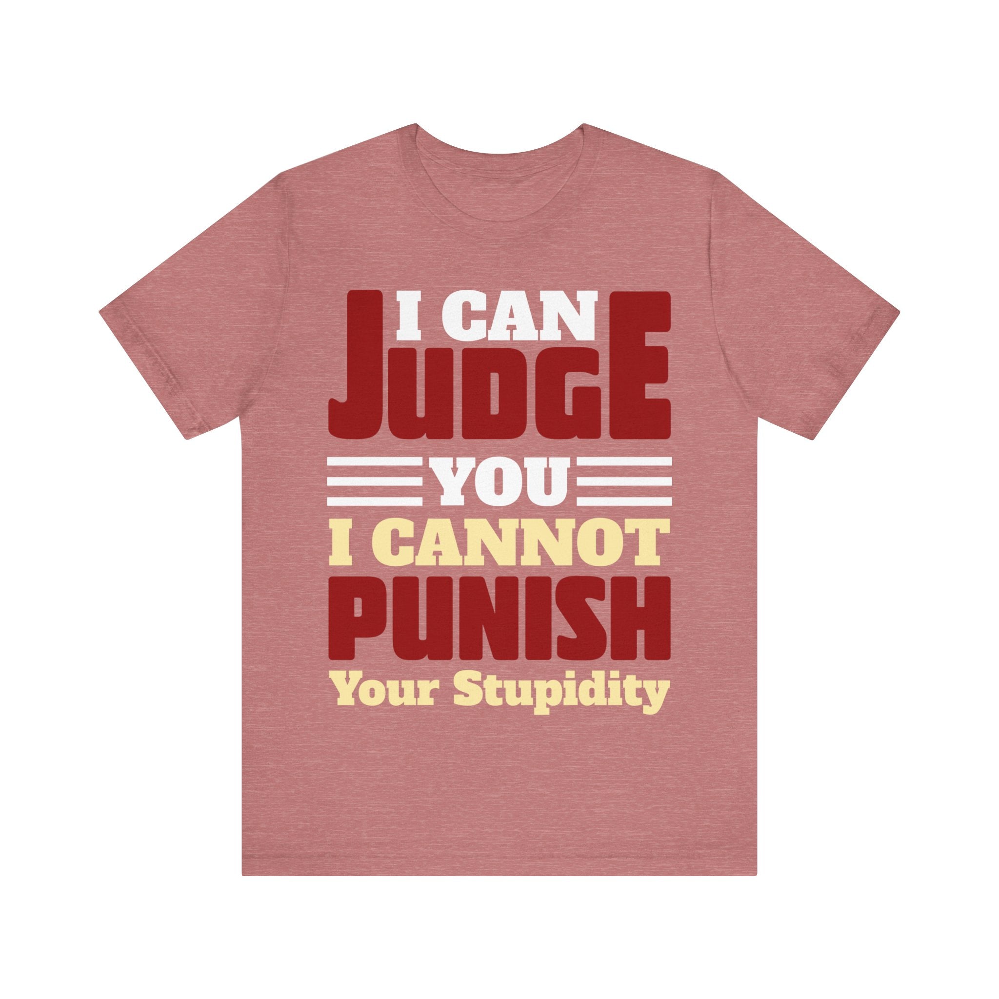 Judge You not Punish Stupidity