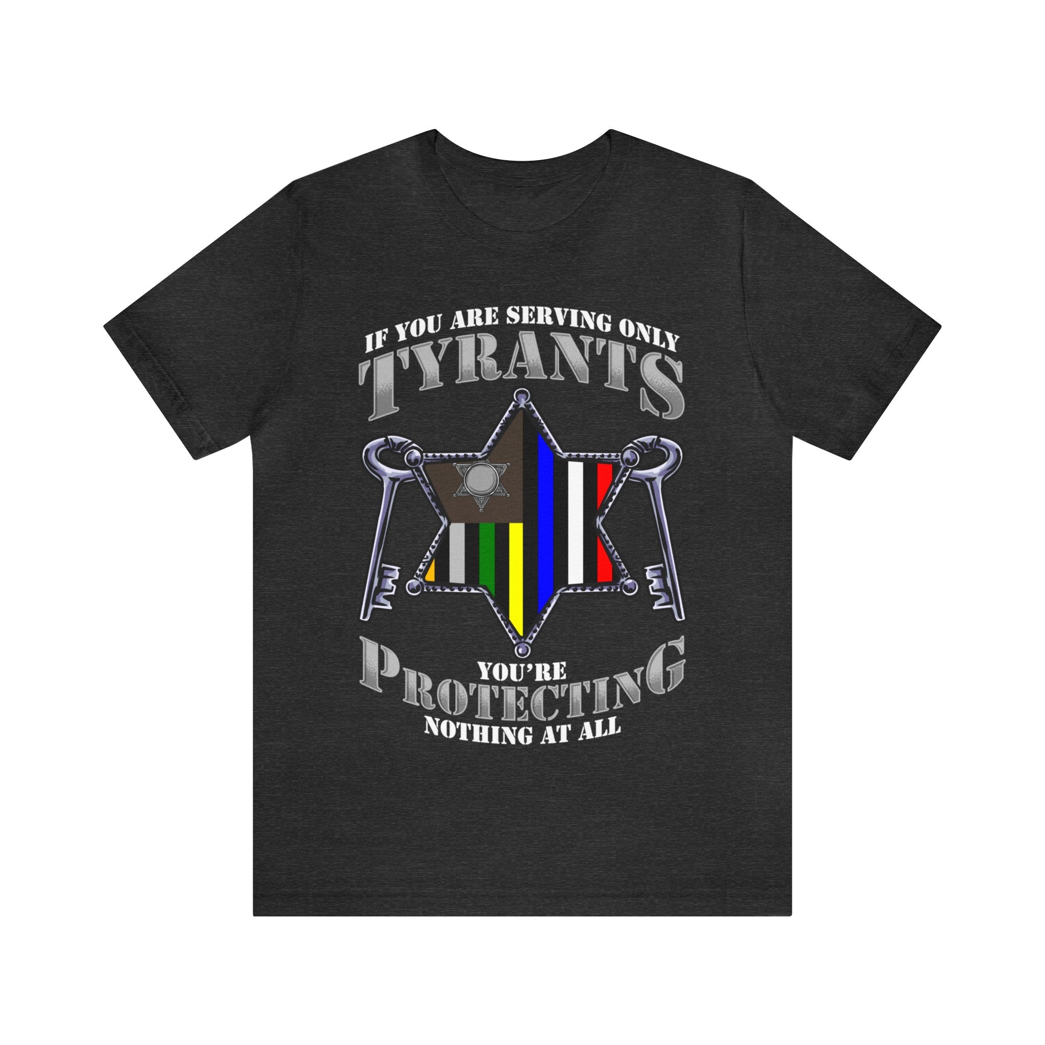 Thin Sheriff or Corrections Line Tee - Tyrants/Protecting