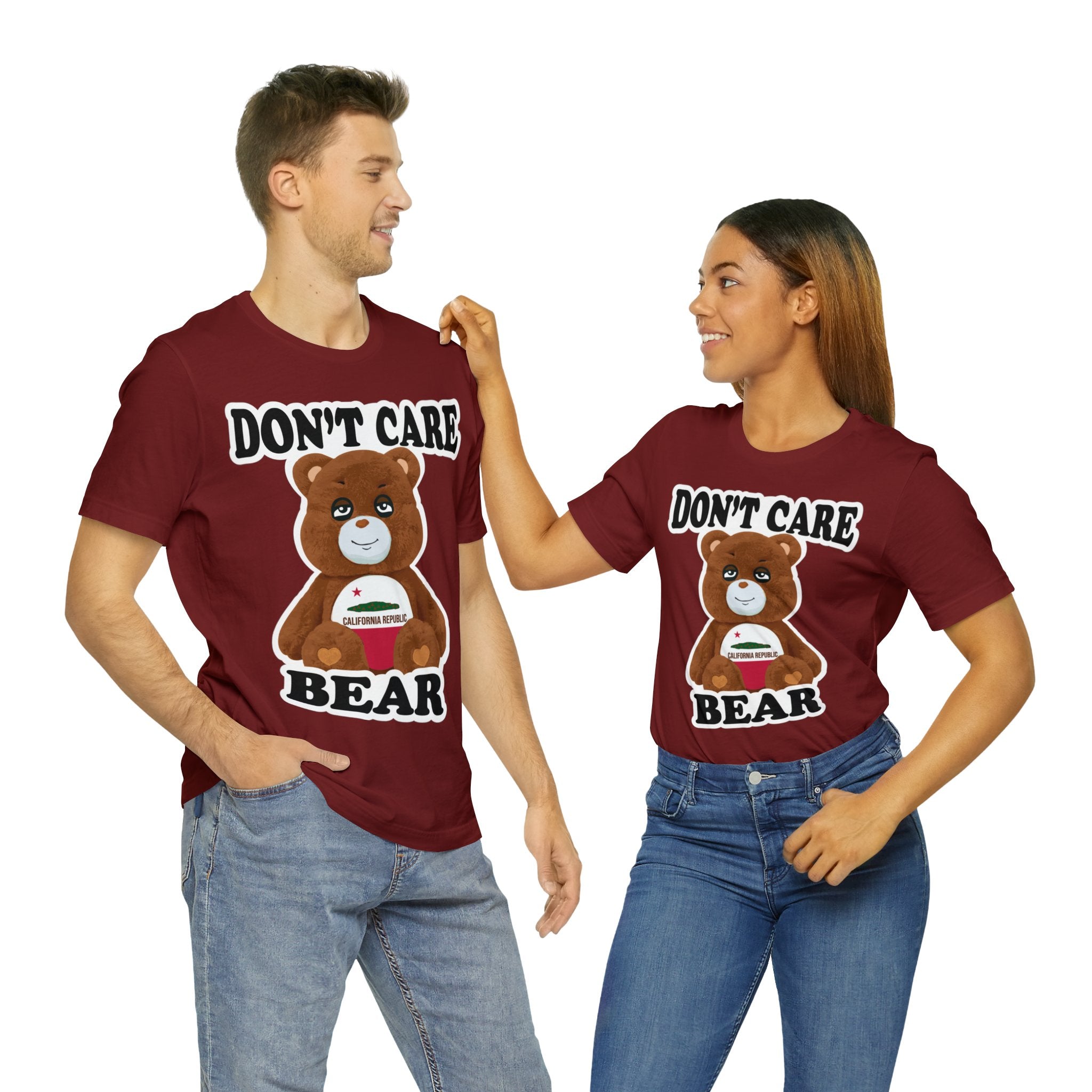 Don't Care Bear (CA) - White Outline