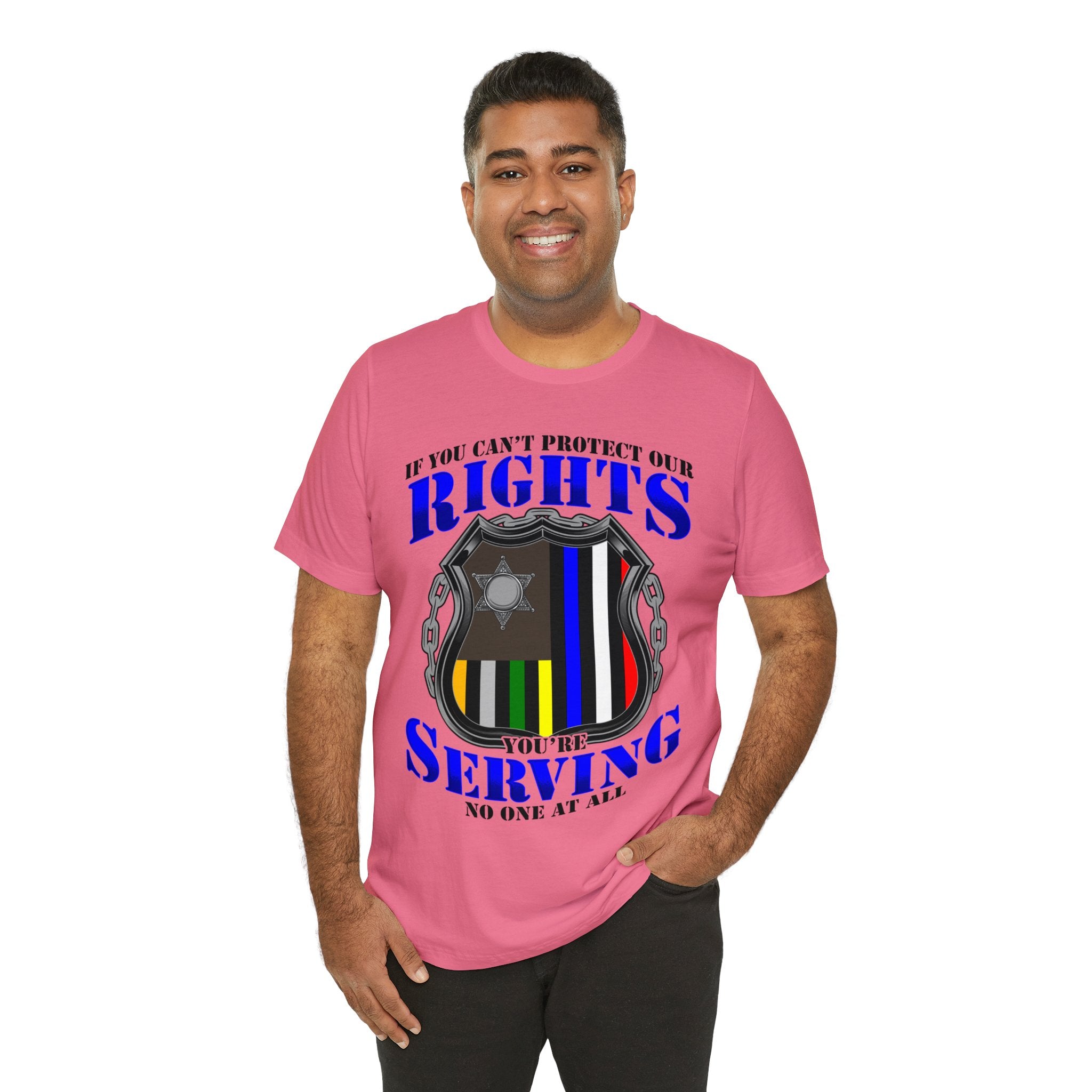 Thin Police Line Tee - Rights/Serving