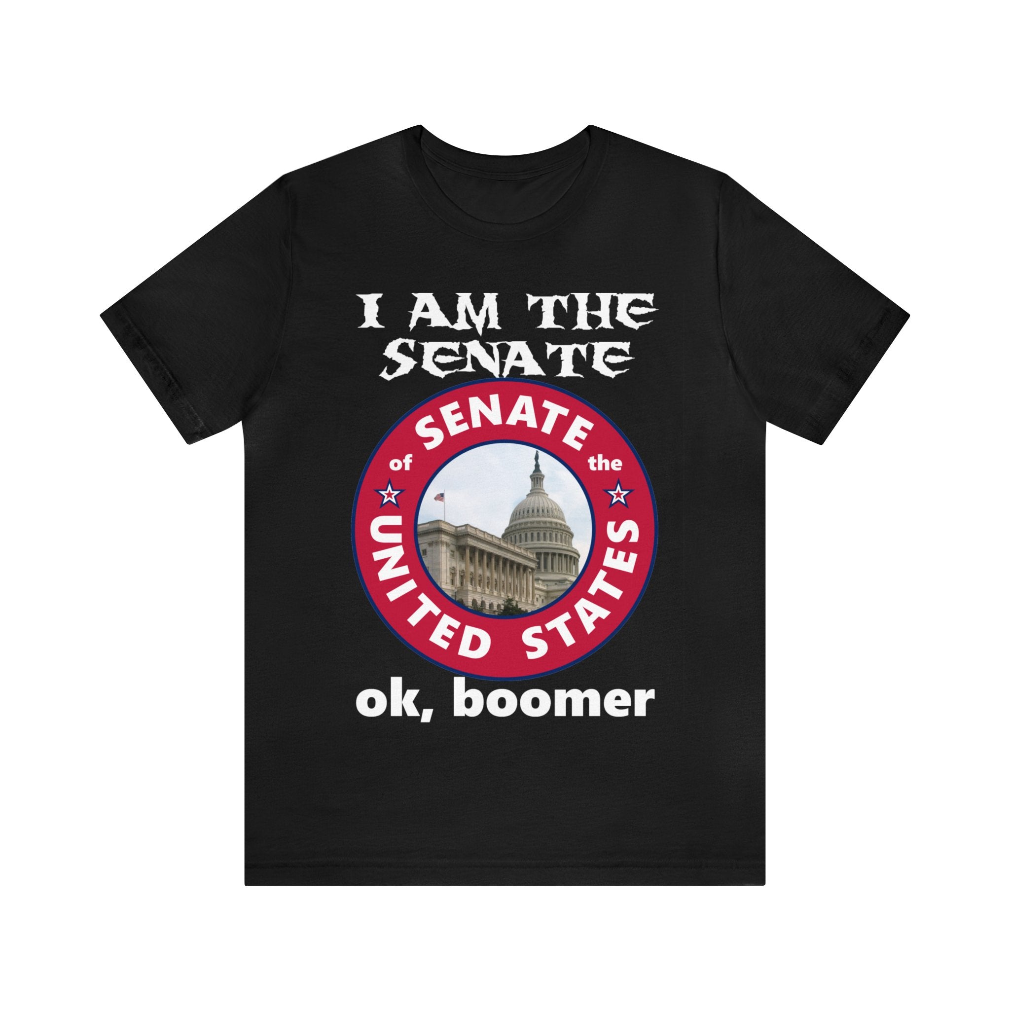 Boomer Faux Senate Seal tee