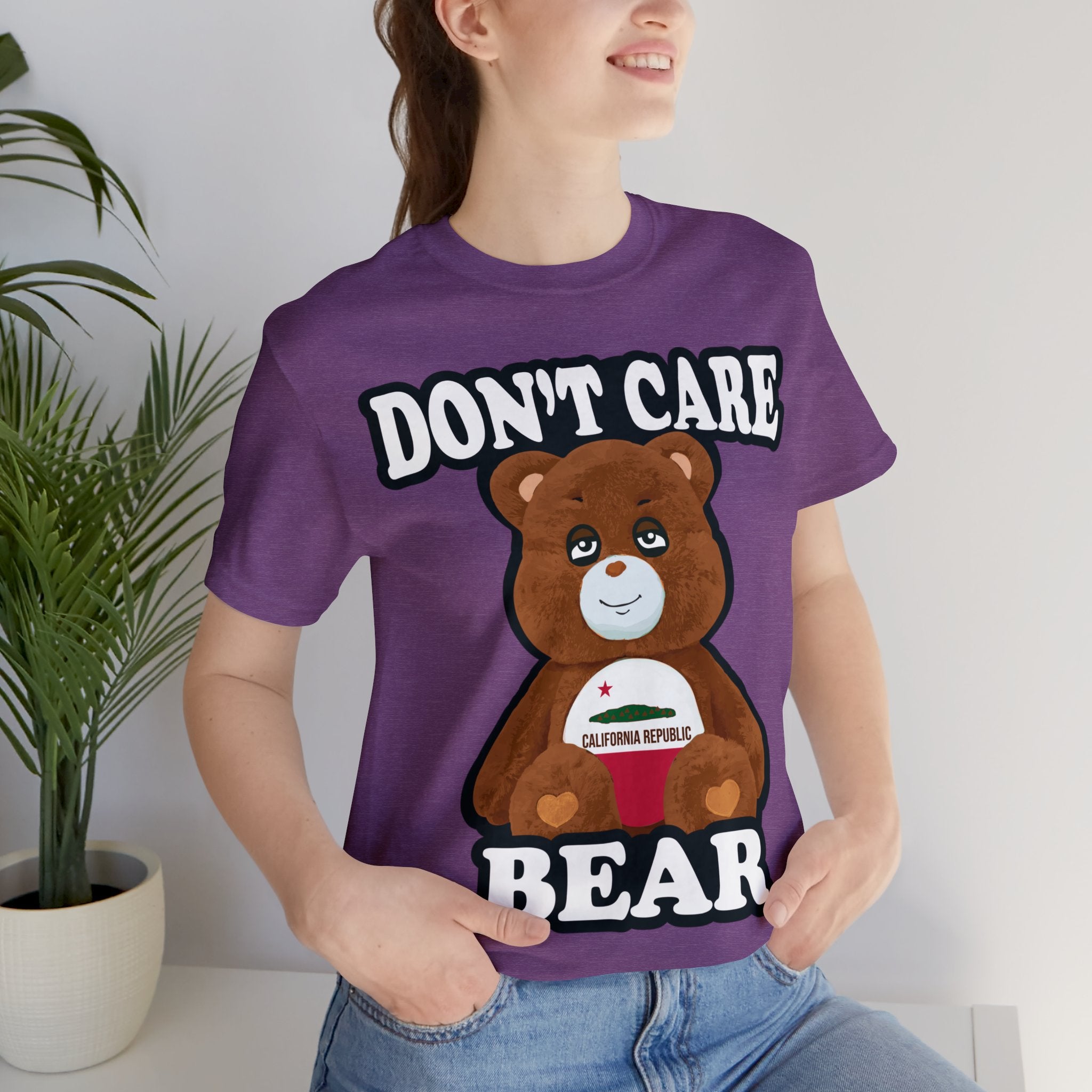 Don't Care Bear (CA) - Black Outline