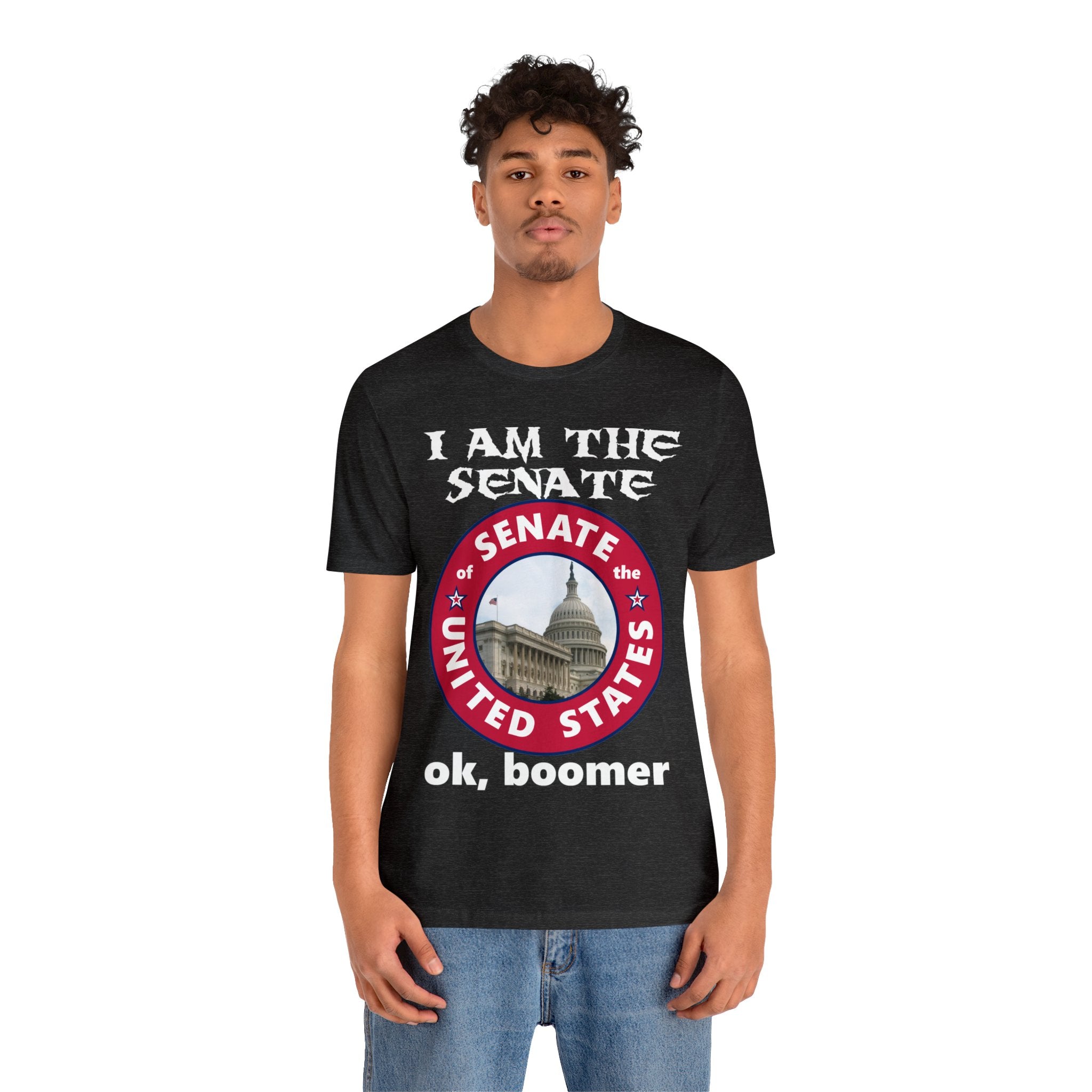 Boomer Faux Senate Seal tee