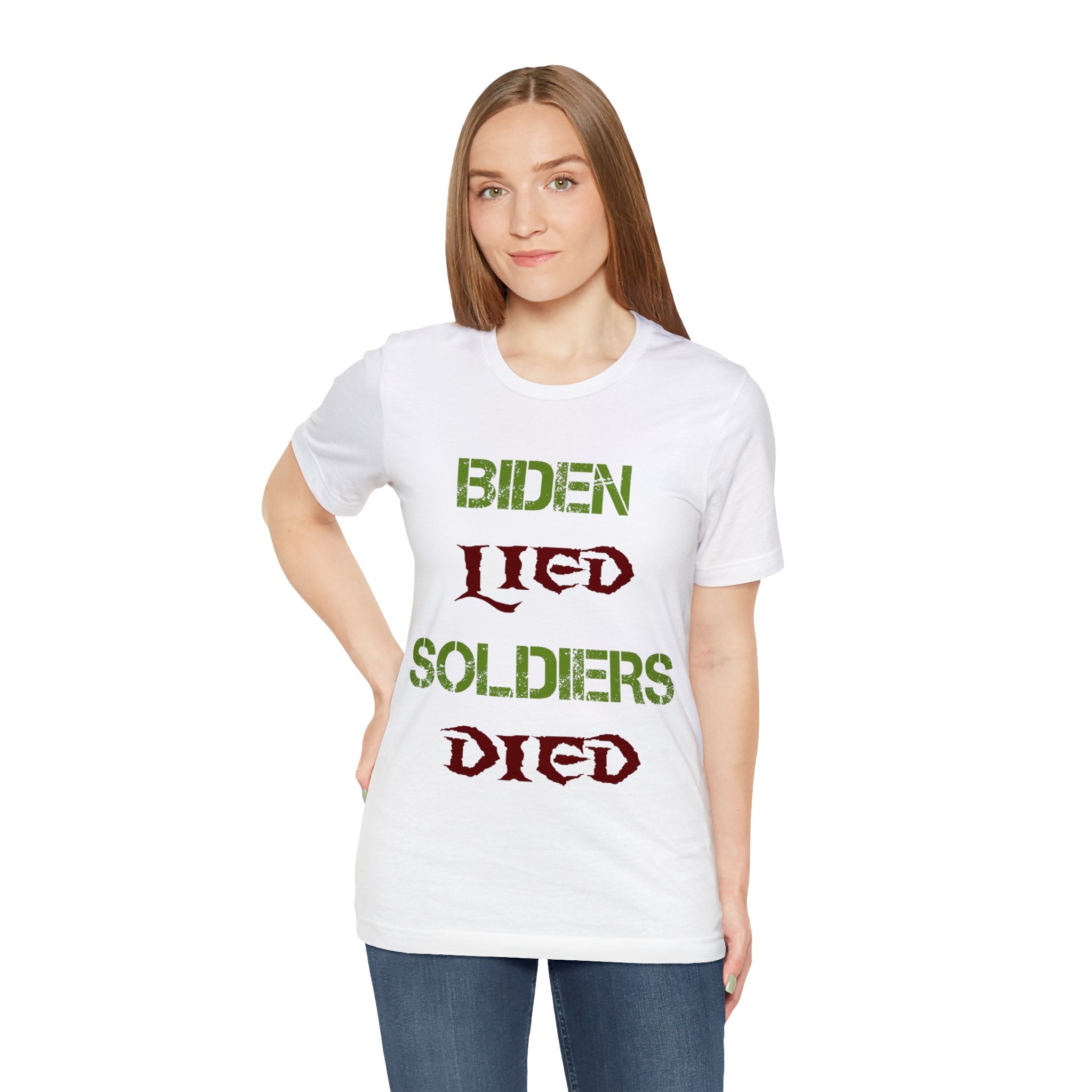 Biden Lied Soldiers Died - Colorful