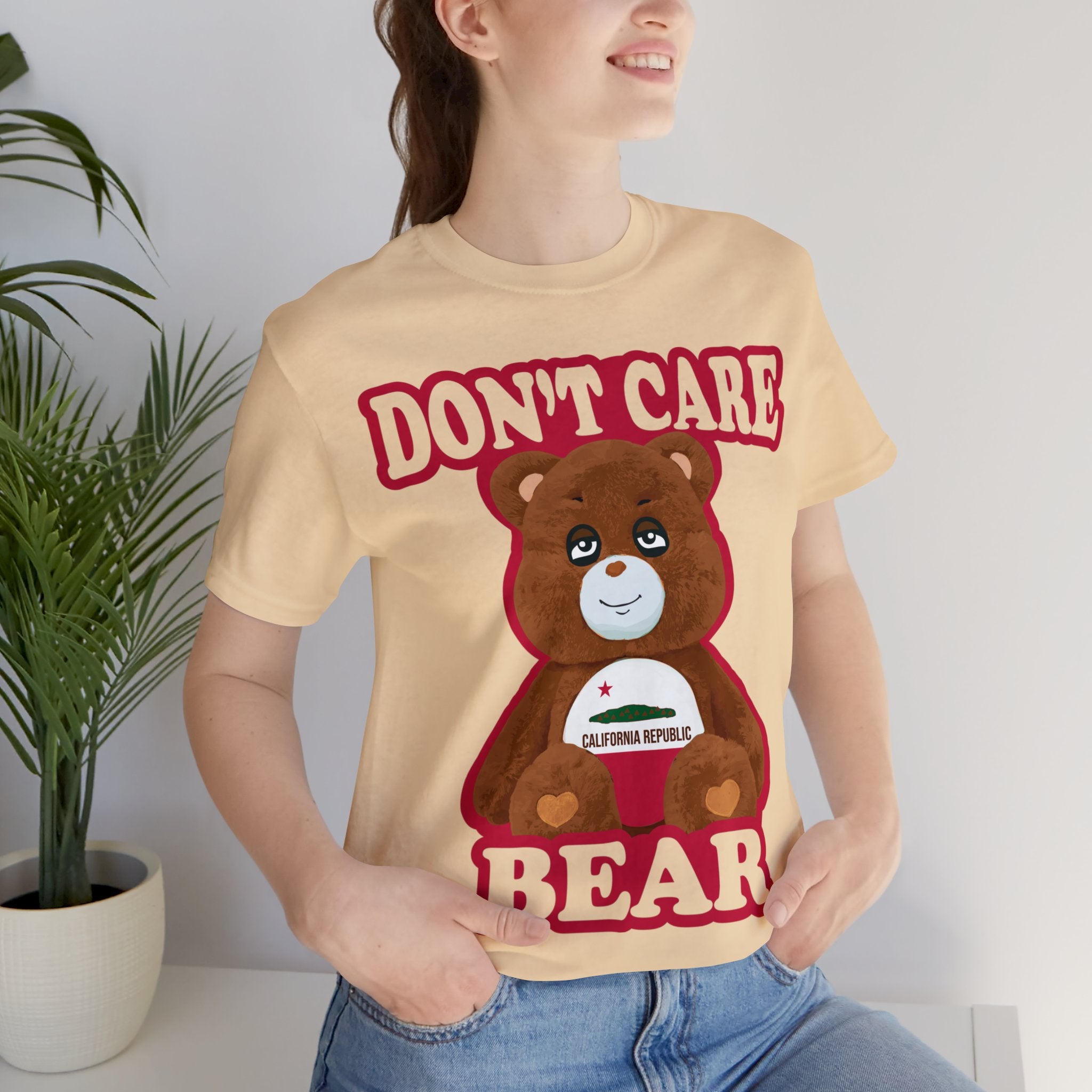 Don't Care Bear (CA) - Red Outline