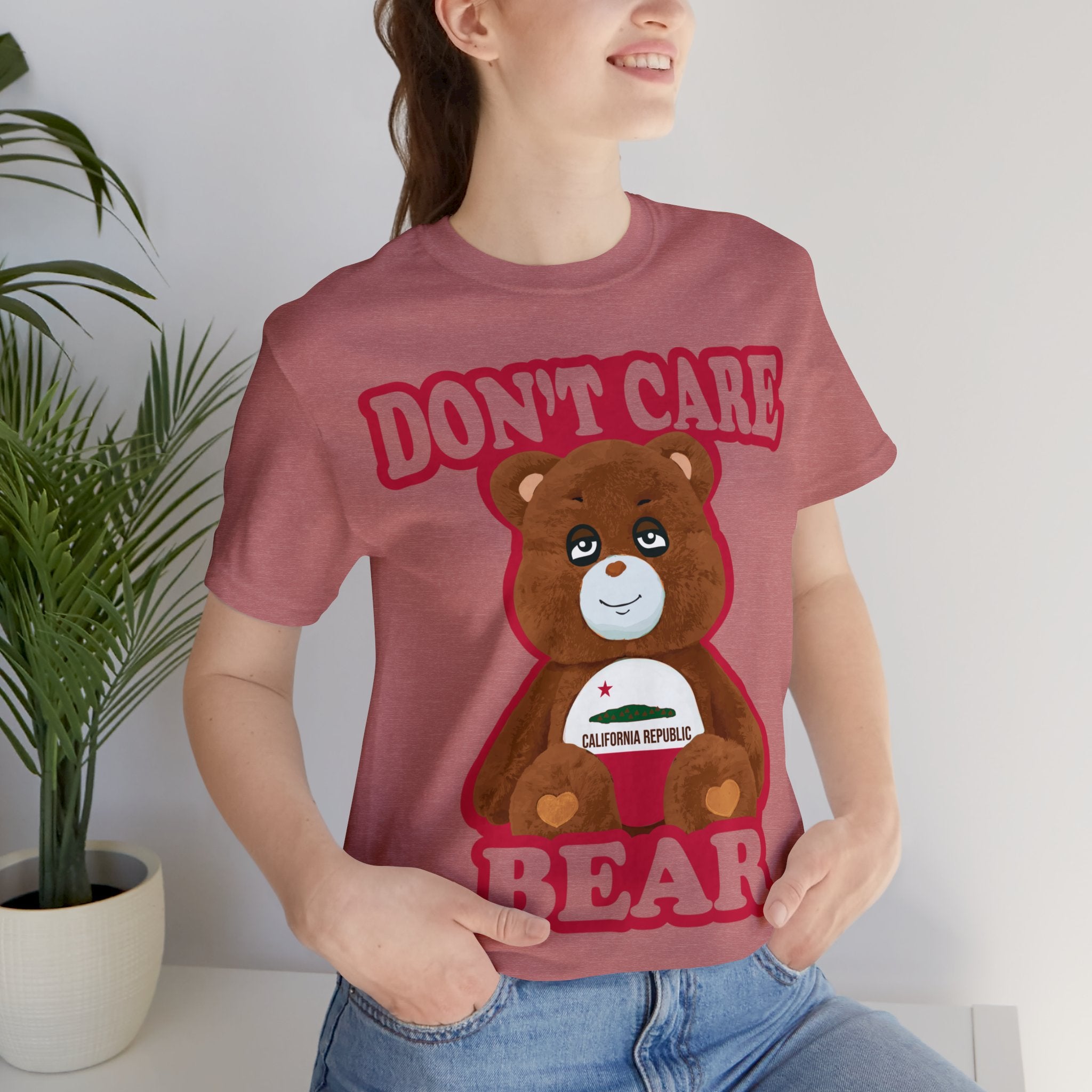 Don't Care Bear (CA) - Red Outline