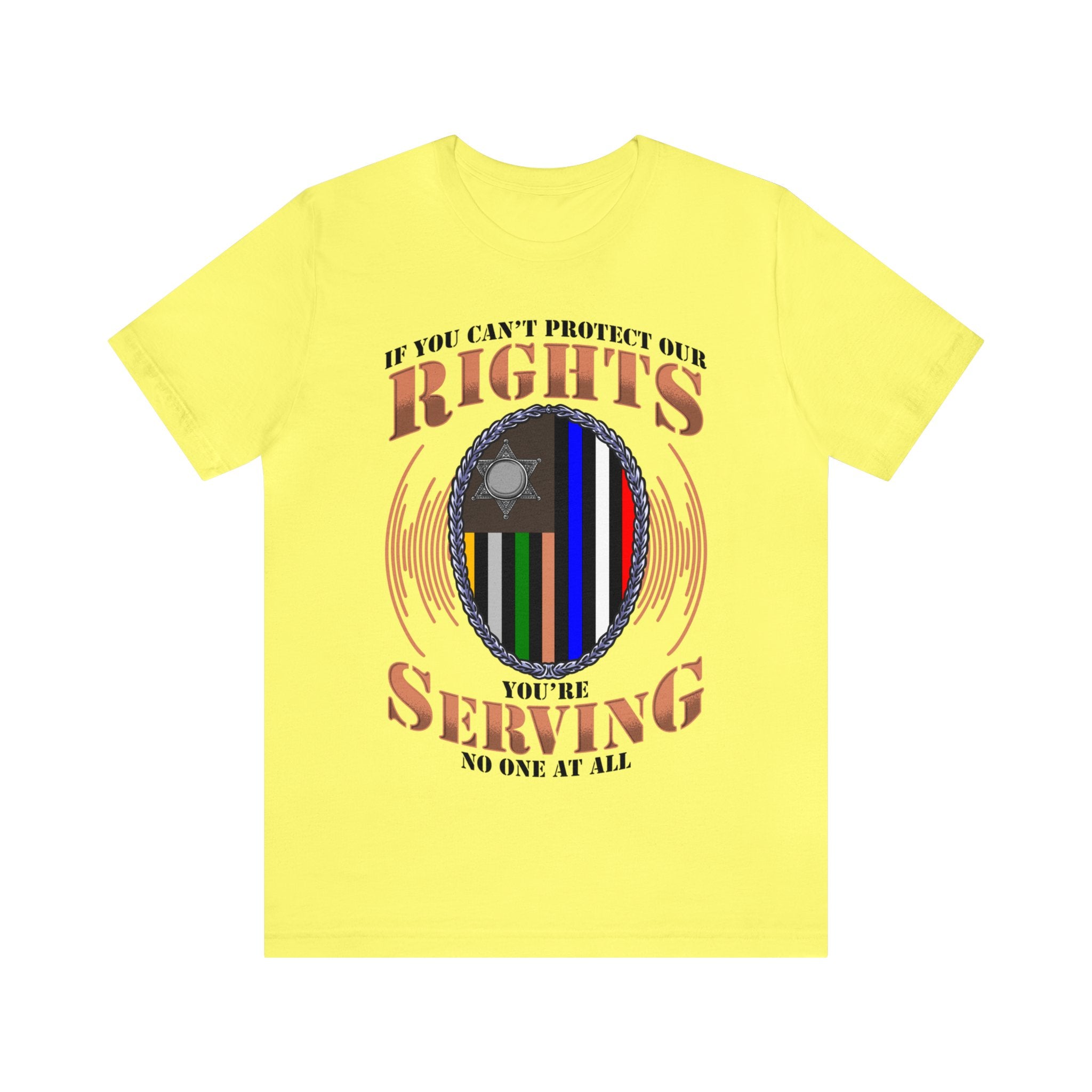 Thin Communications Line Tee - Rights/Serving