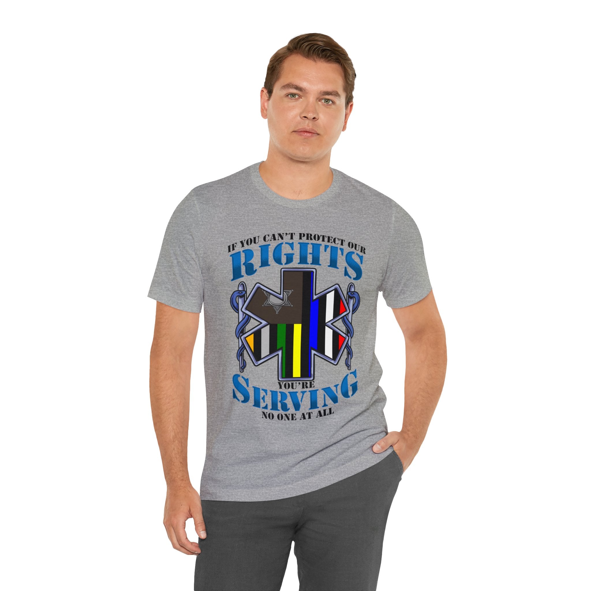 Thin EMS Line Tee - Rights/Serving