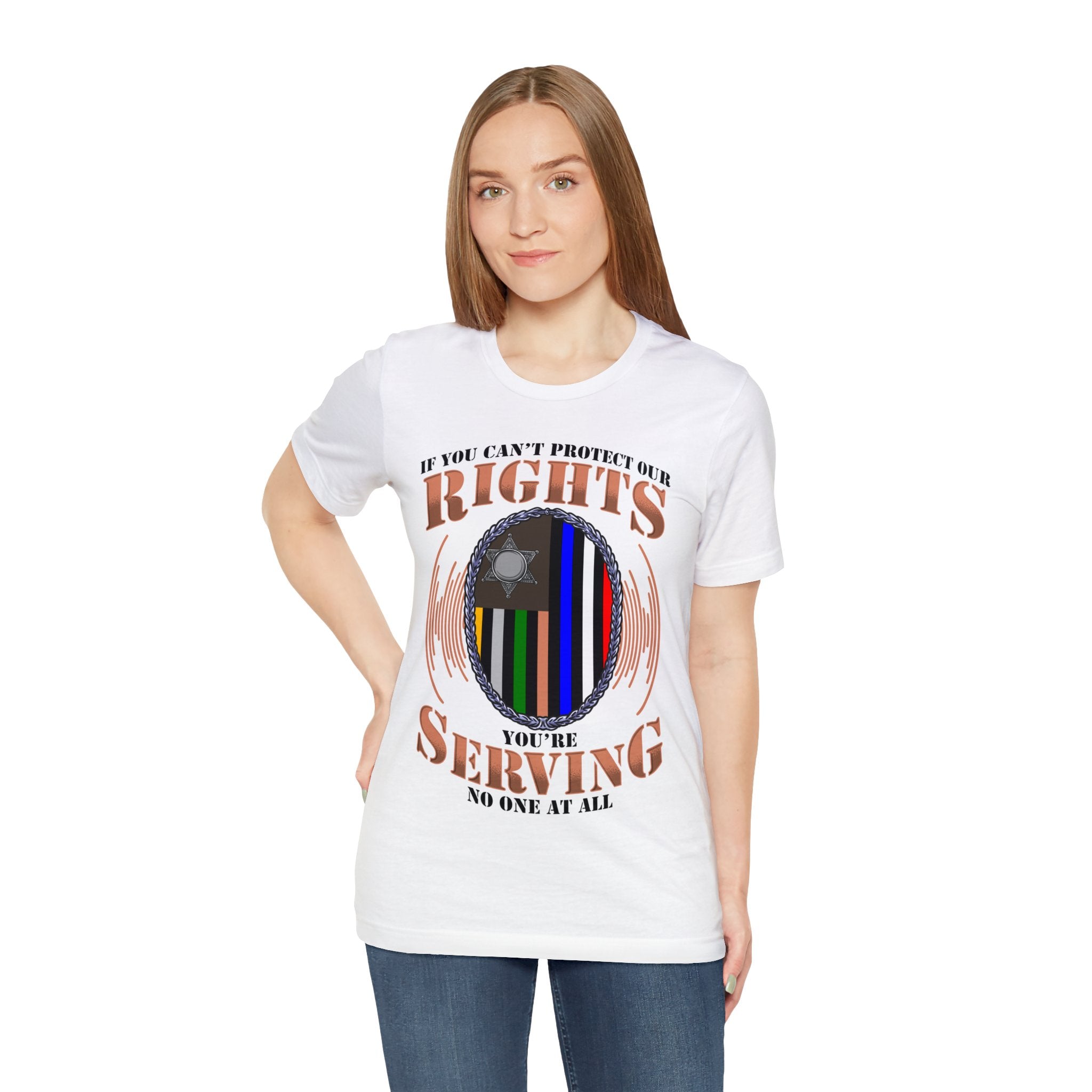 Thin Communications Line Tee - Rights/Serving
