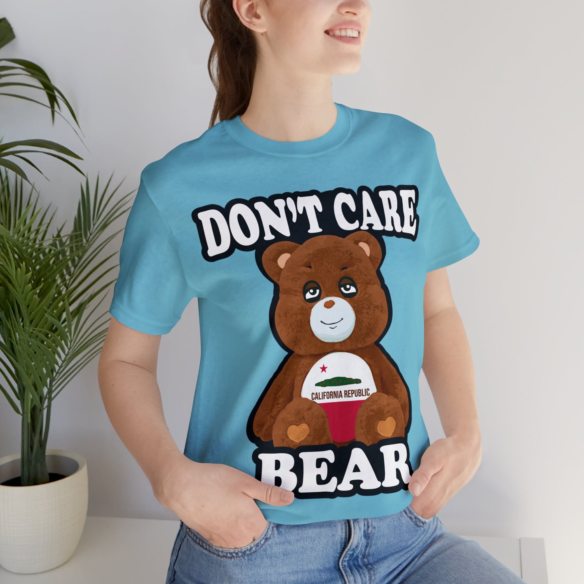 Don't Care Bear (CA) - Black Outline