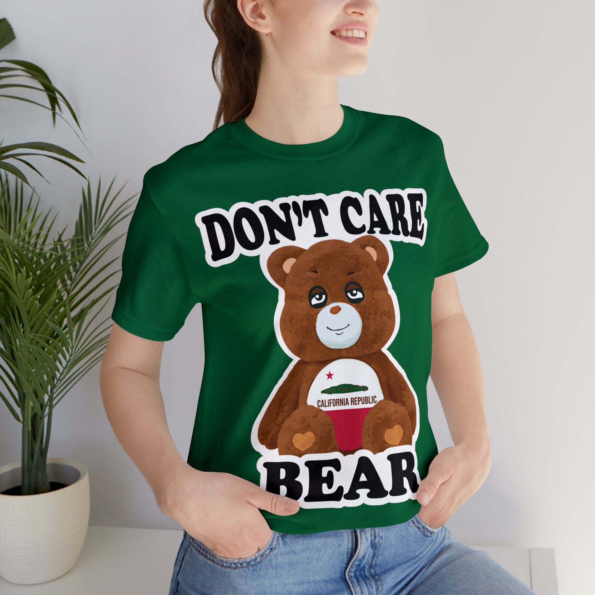 Don't Care Bear (CA) - White Outline