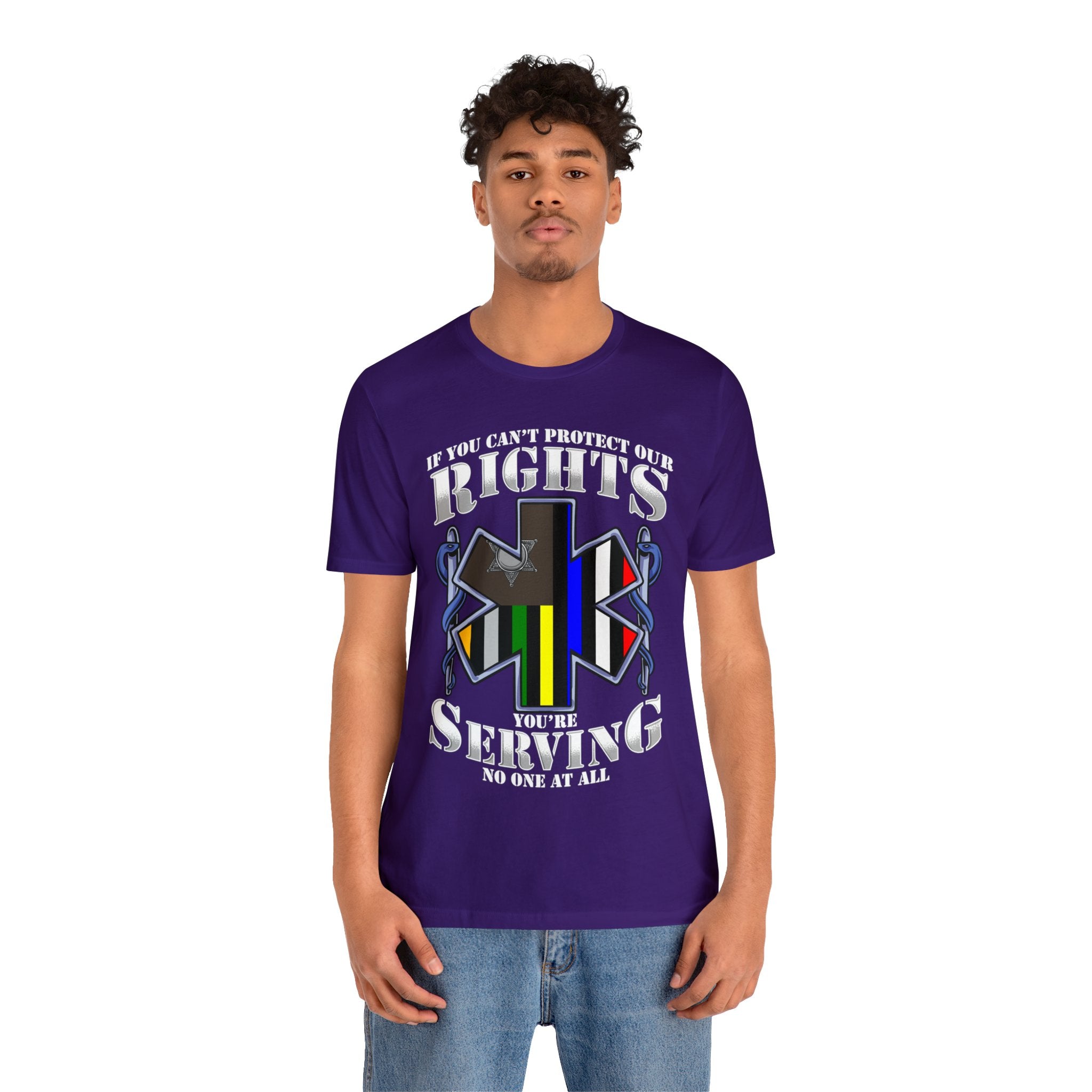 Thin EMS Line Tee - Rights/Serving