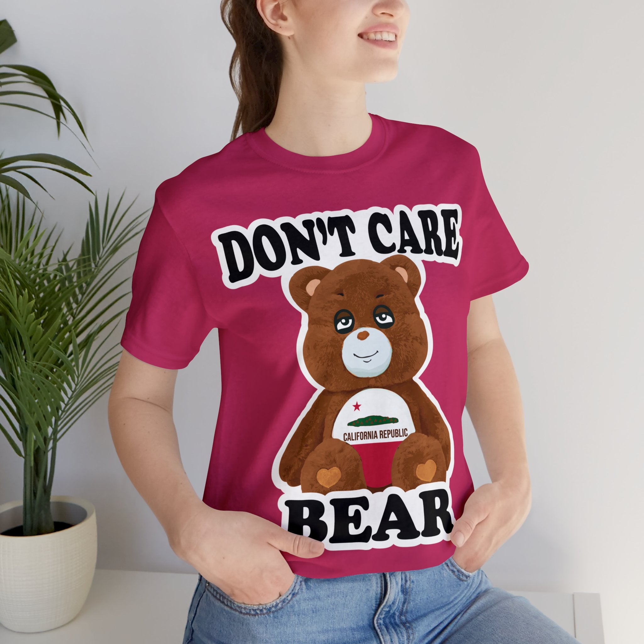 Don't Care Bear (CA) - White Outline