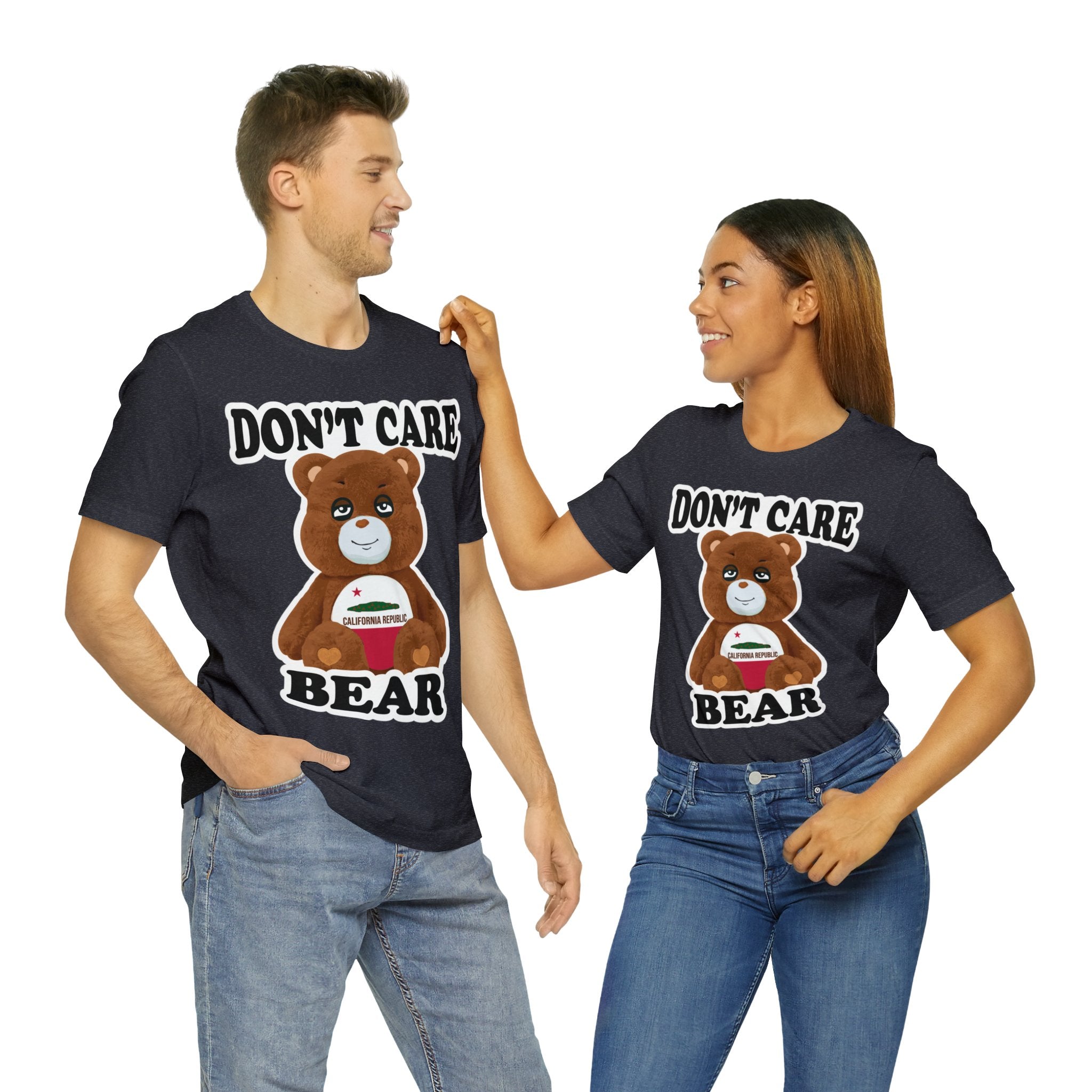 Don't Care Bear (CA) - White Outline
