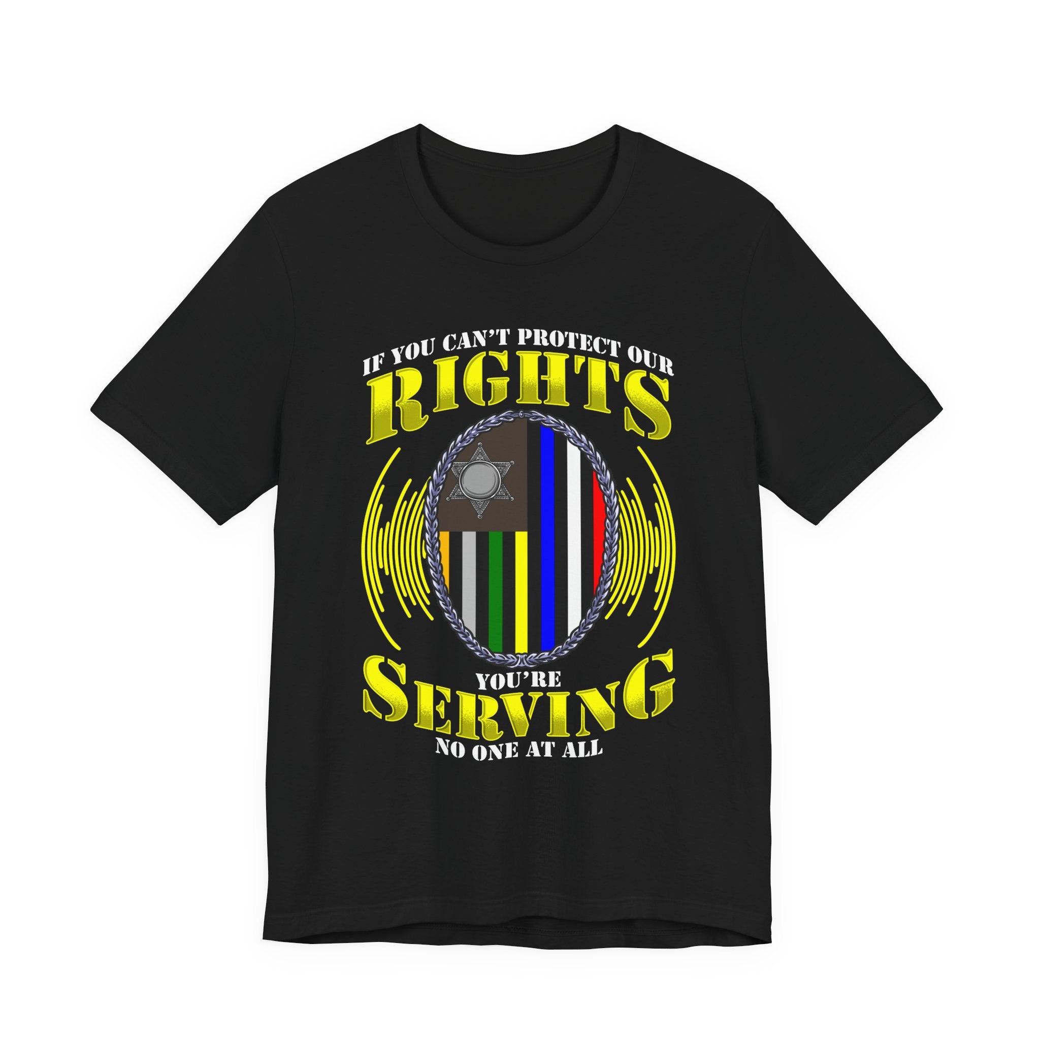 Thin Communications Line Tee - Rights/Serving