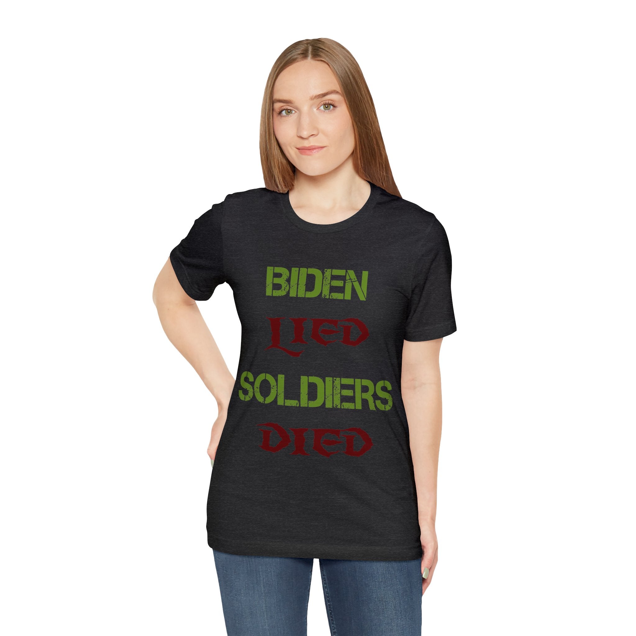 Biden Lied Soldiers Died - Colorful
