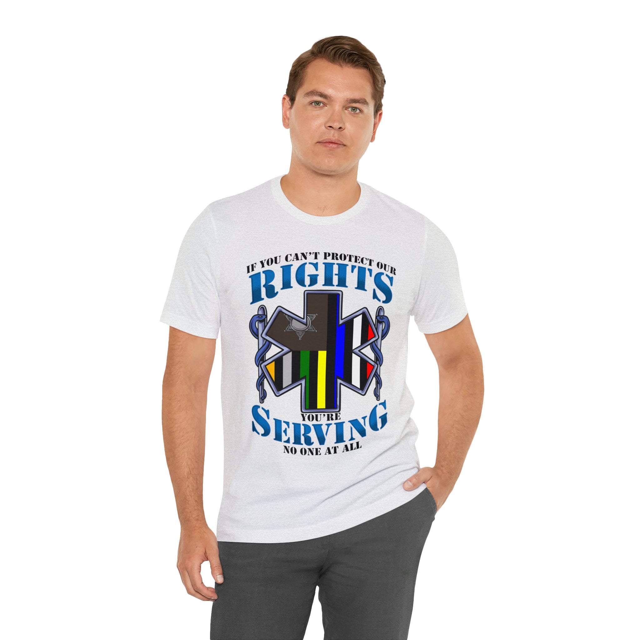 Thin EMS Line Tee - Rights/Serving