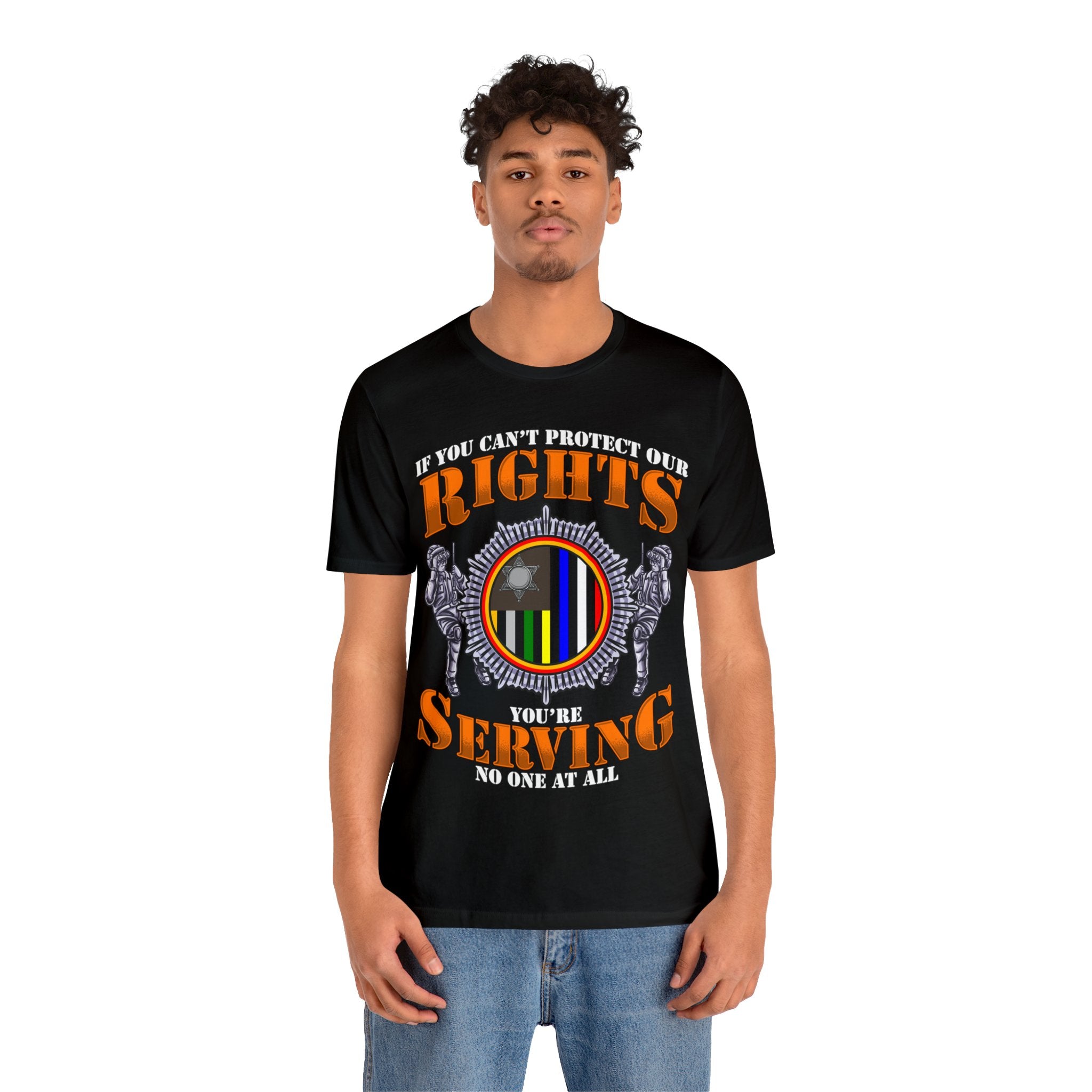 Thin Search & Rescue Line Tee - Rights/Serving