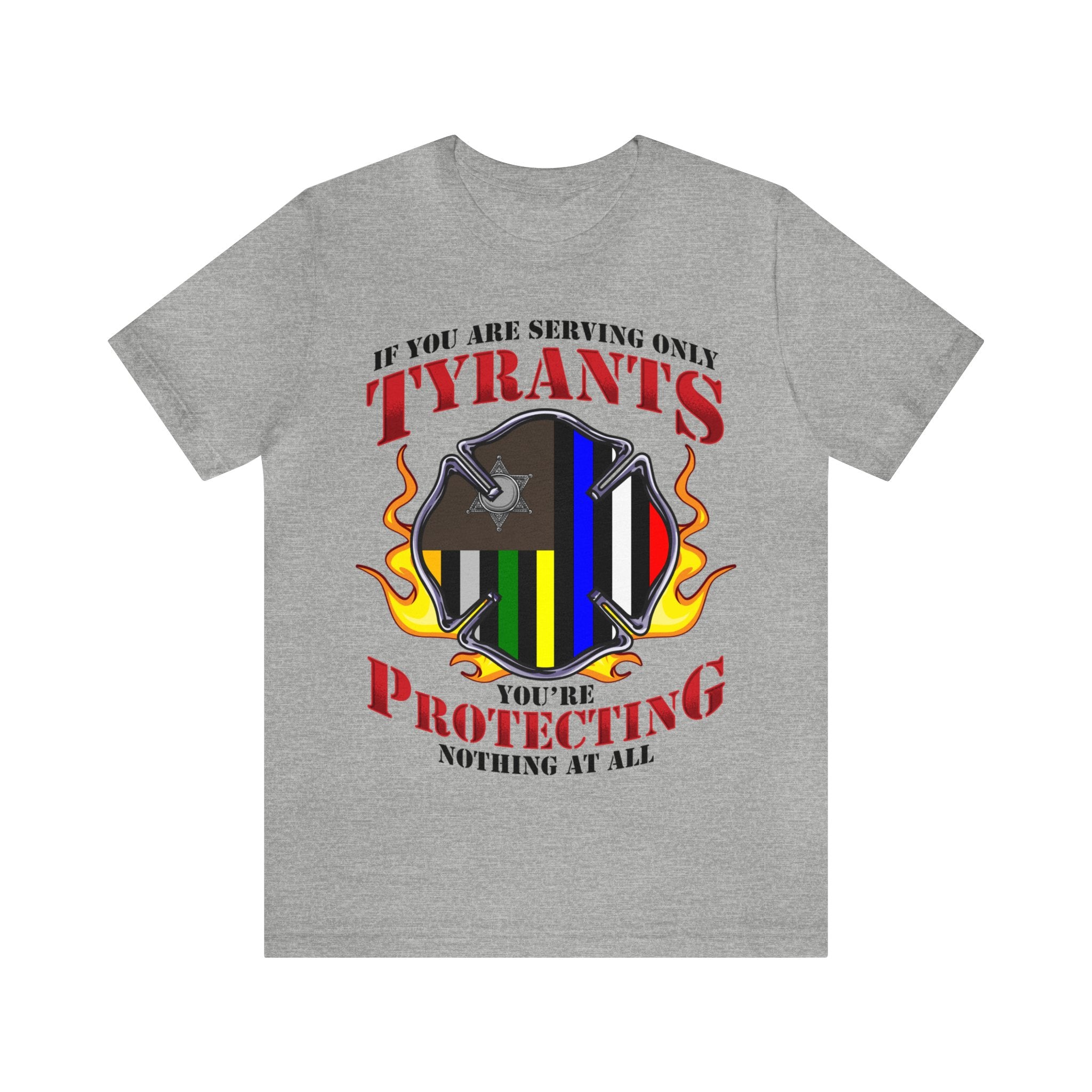 Thin Firefighter Line Tee - Tyrants/Protecting