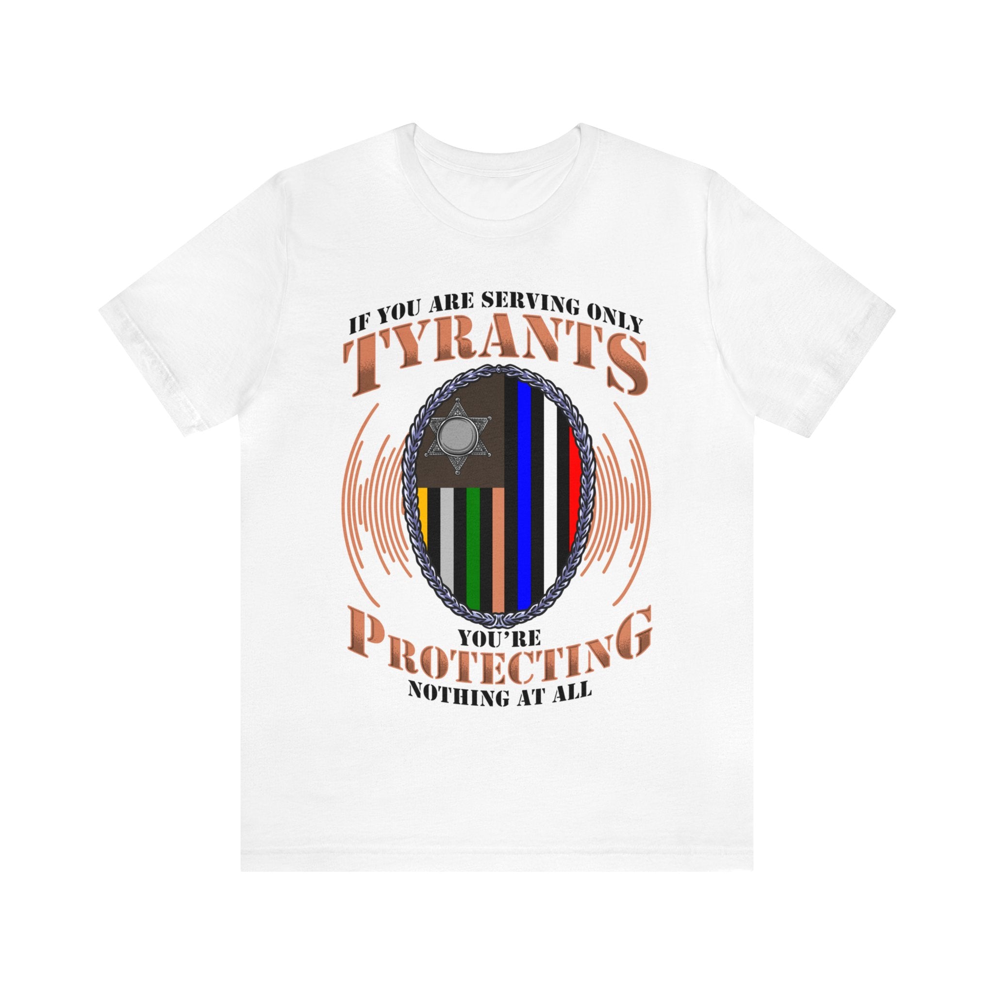 Thin Communications Line Tee - Tyrants/Protecting