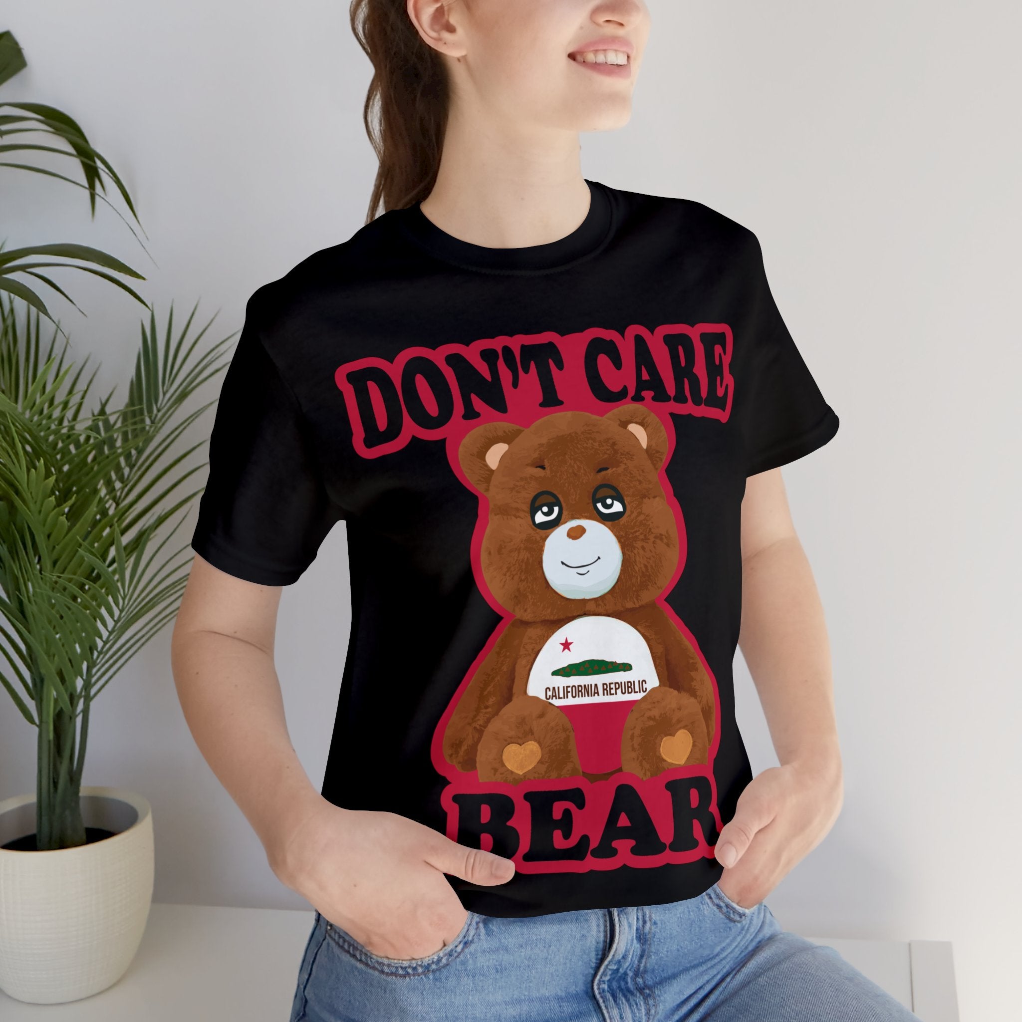 Don't Care Bear (CA) - Red Outline