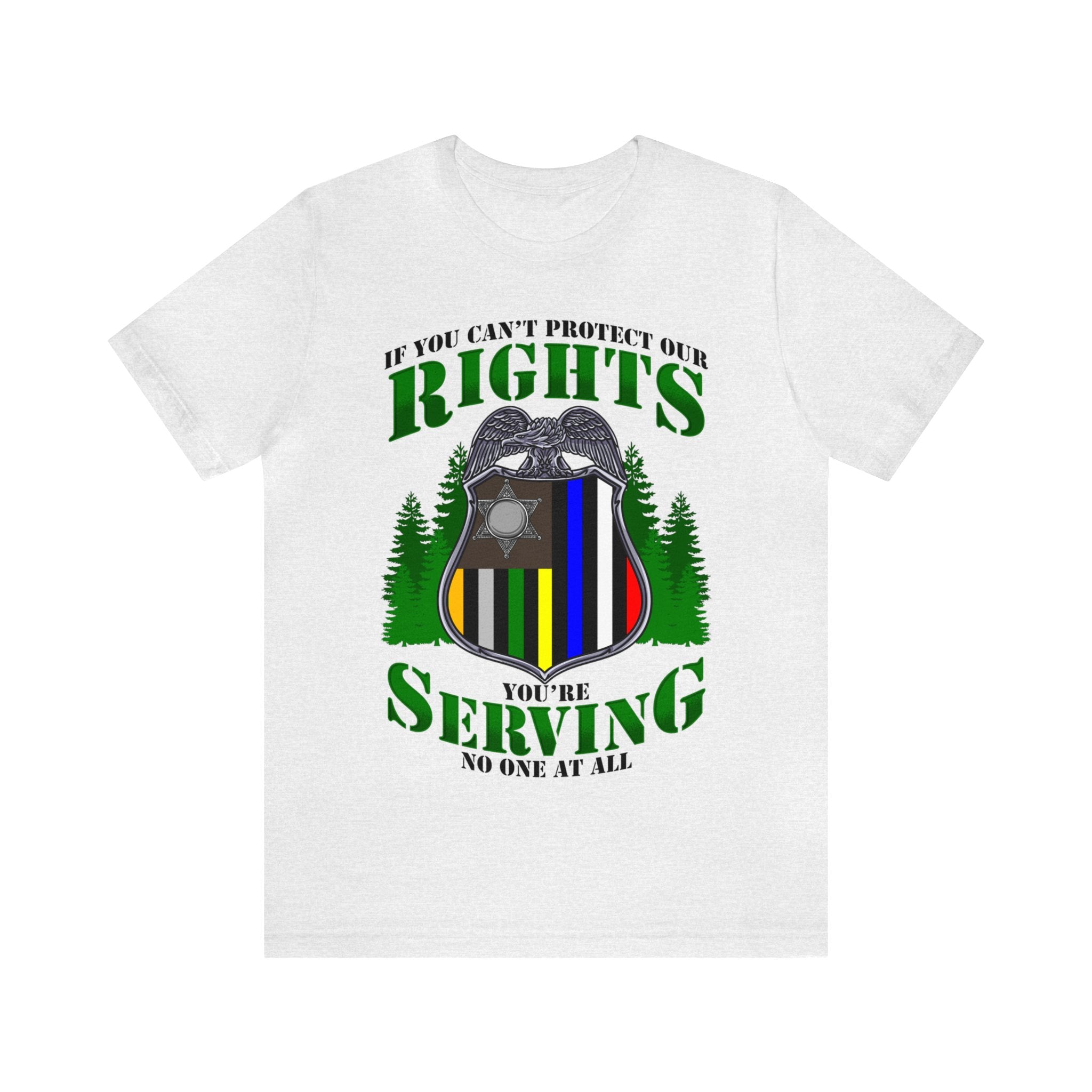 Thin Federal Line Tee - Rights/Serving