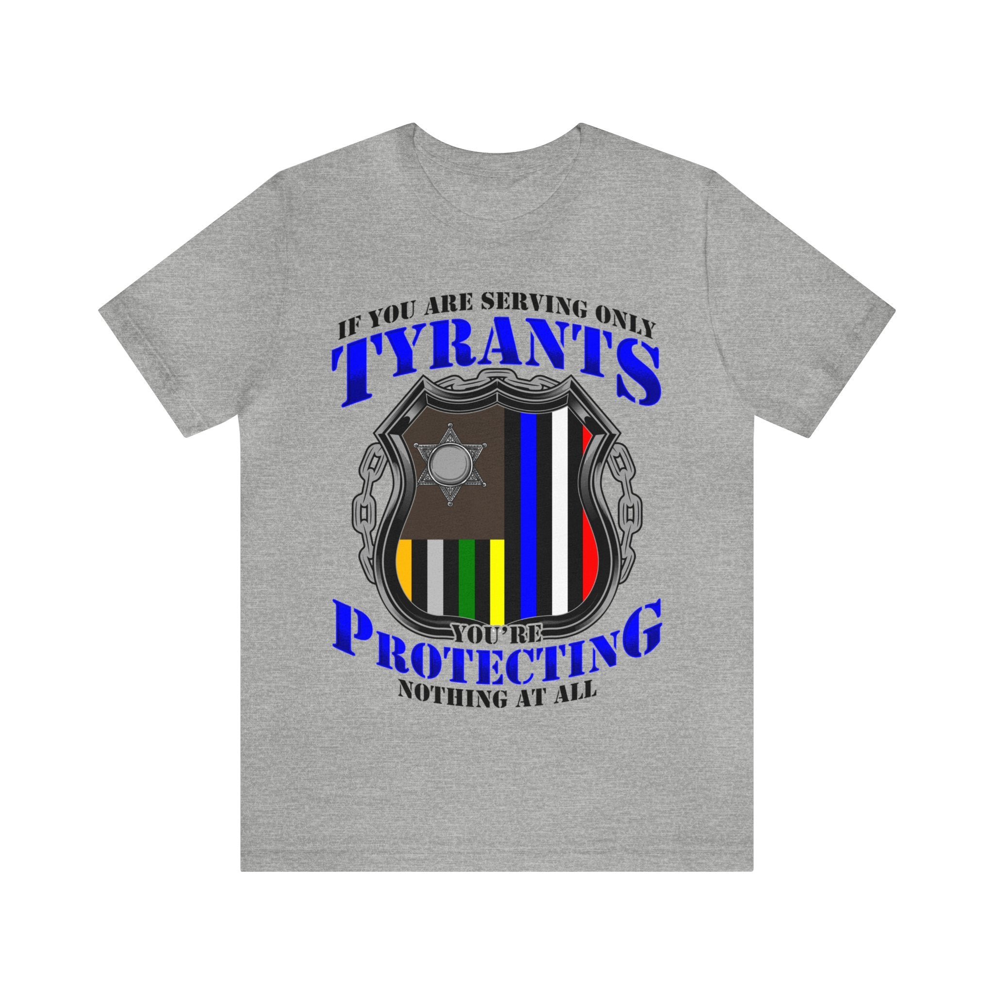 Thin Police Line Tee - Tyrants/Protecting