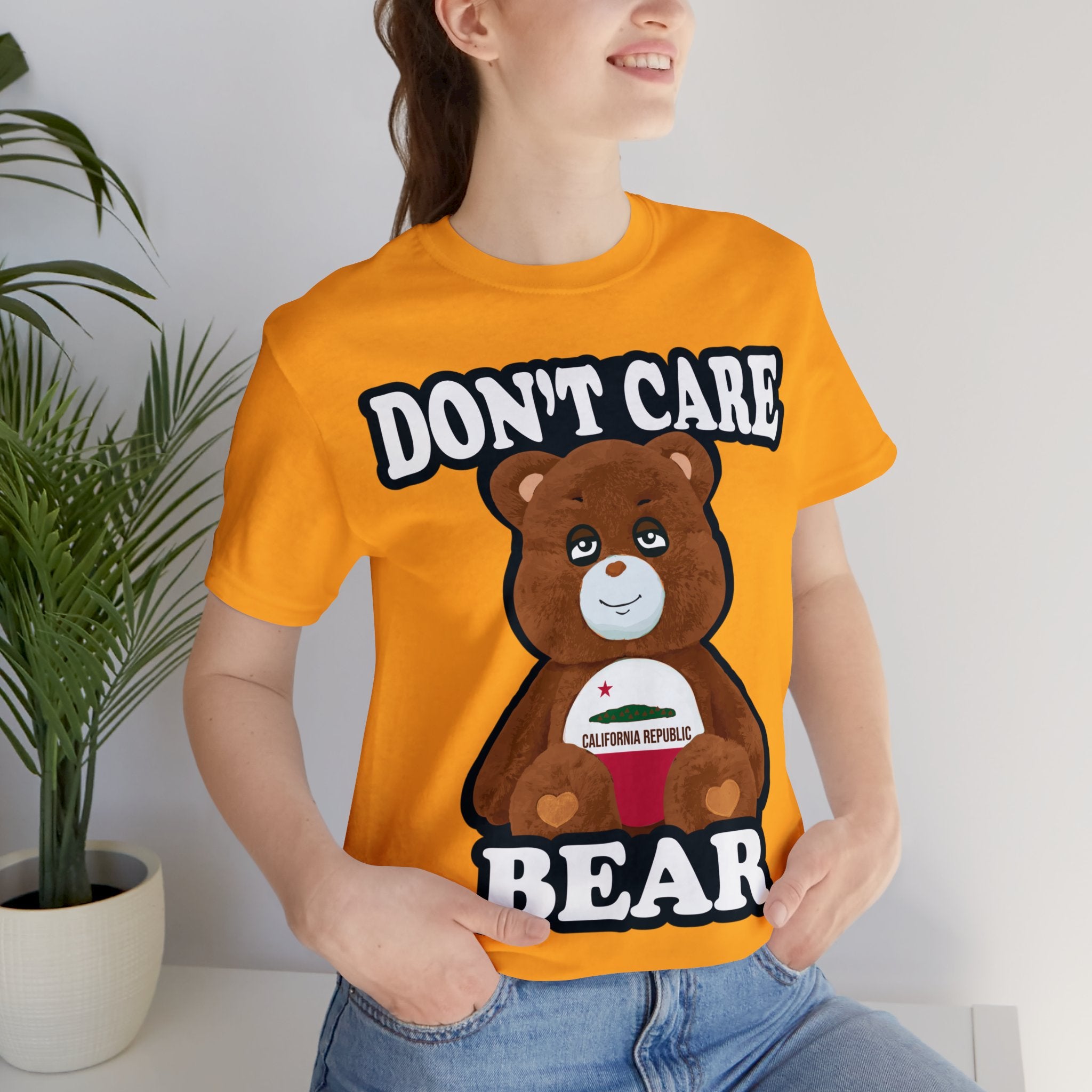 Don't Care Bear (CA) - Black Outline