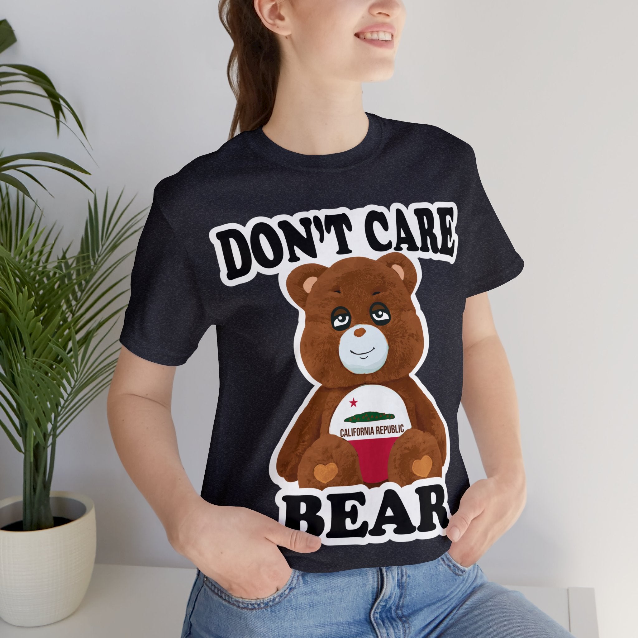Don't Care Bear (CA) - White Outline