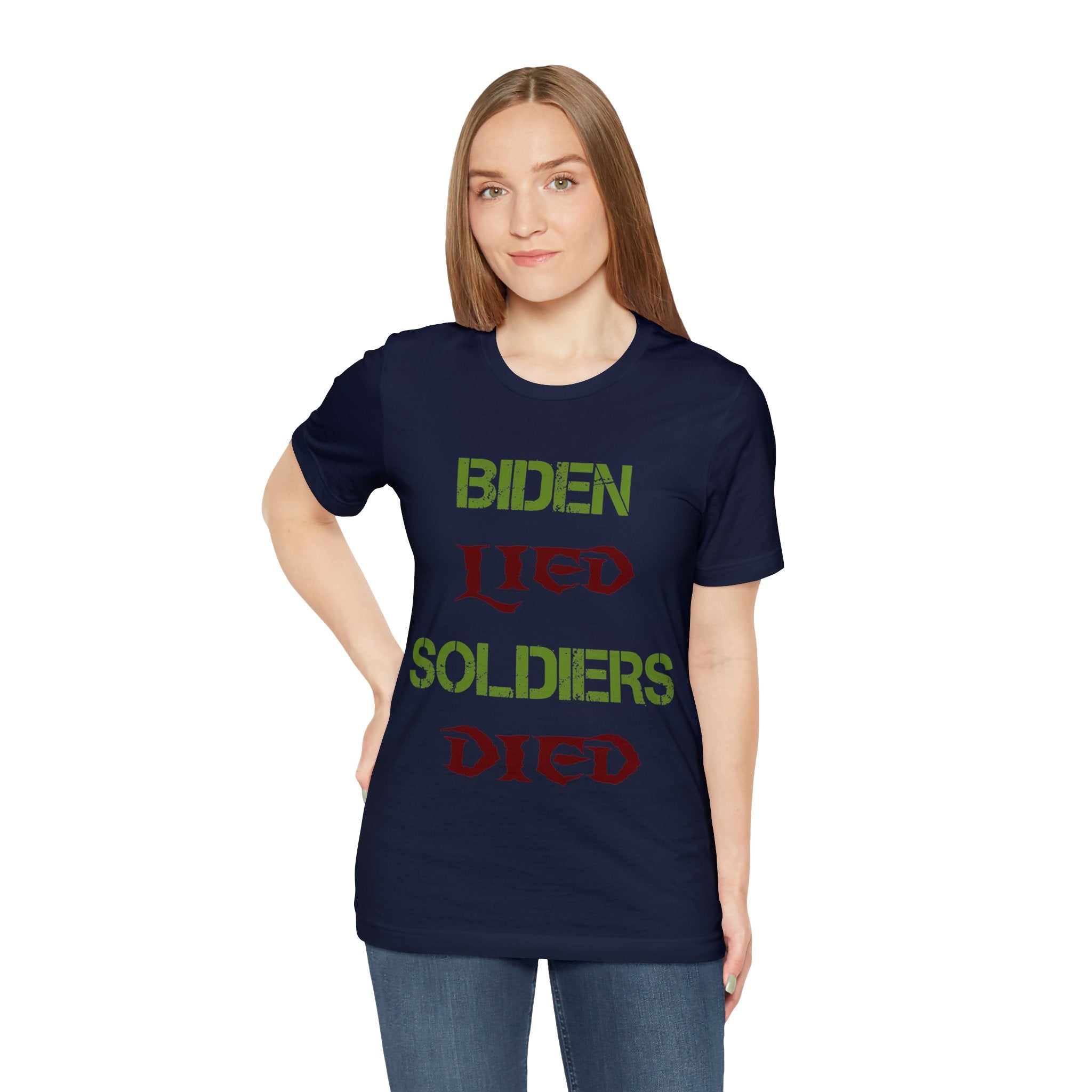 Biden Lied Soldiers Died - Colorful